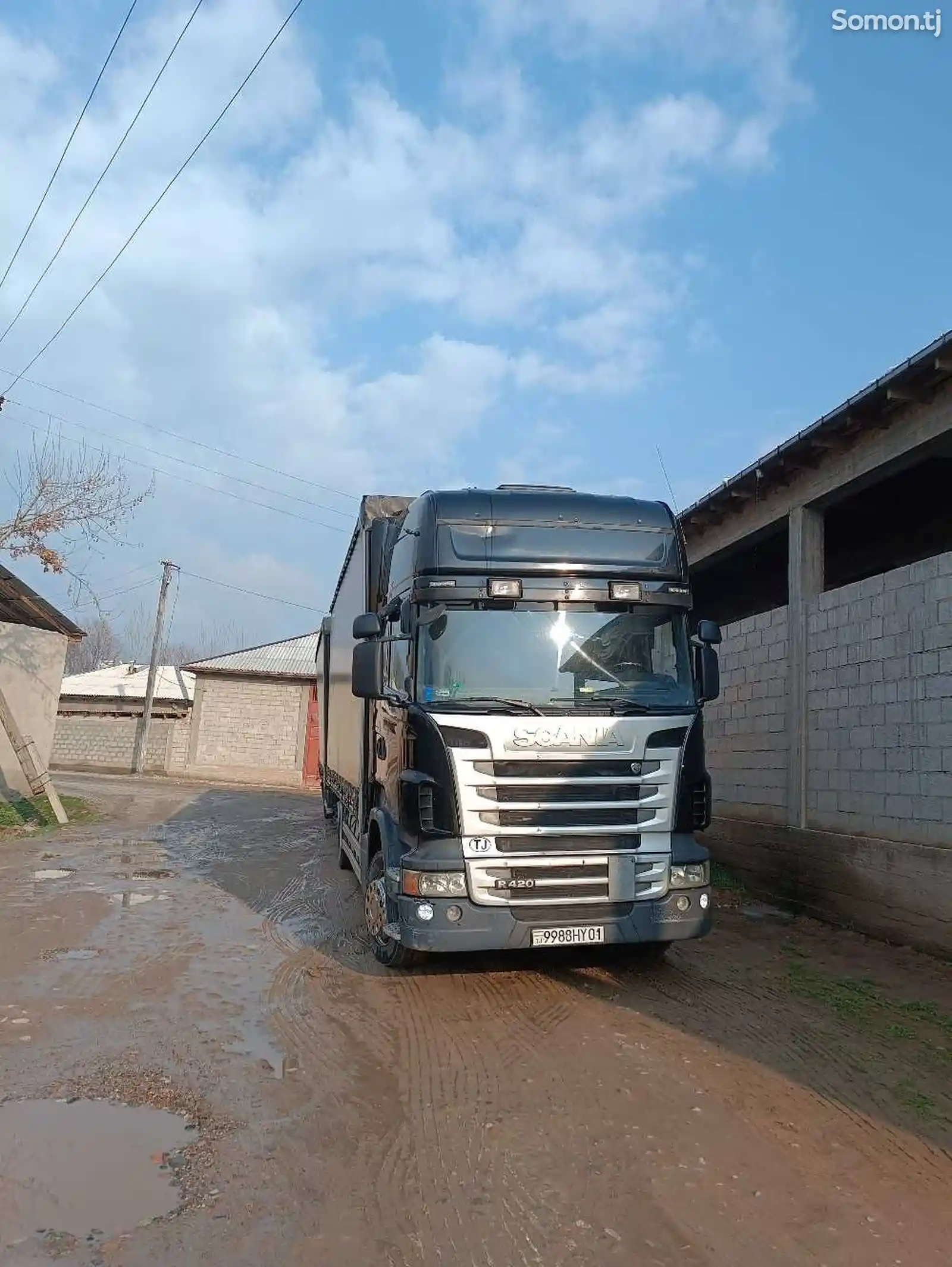 Бортовой грузовик Skania, 2012-3