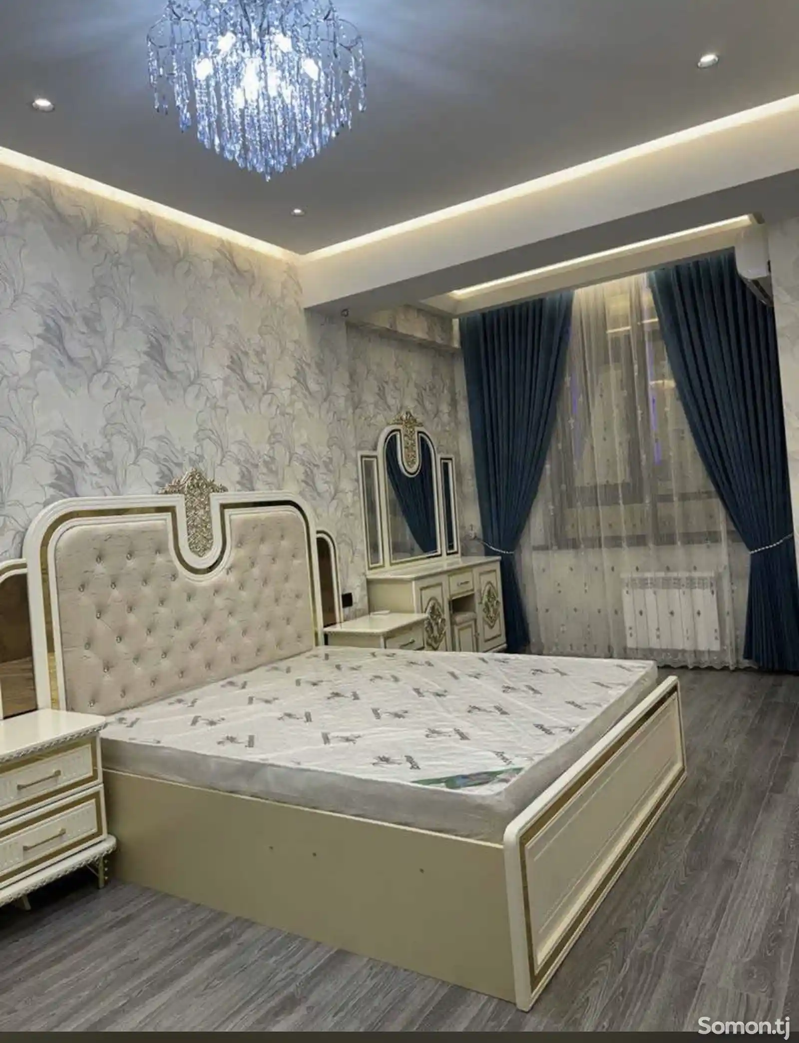 2-комн. квартира, 4 этаж, 60м², Сомони-1