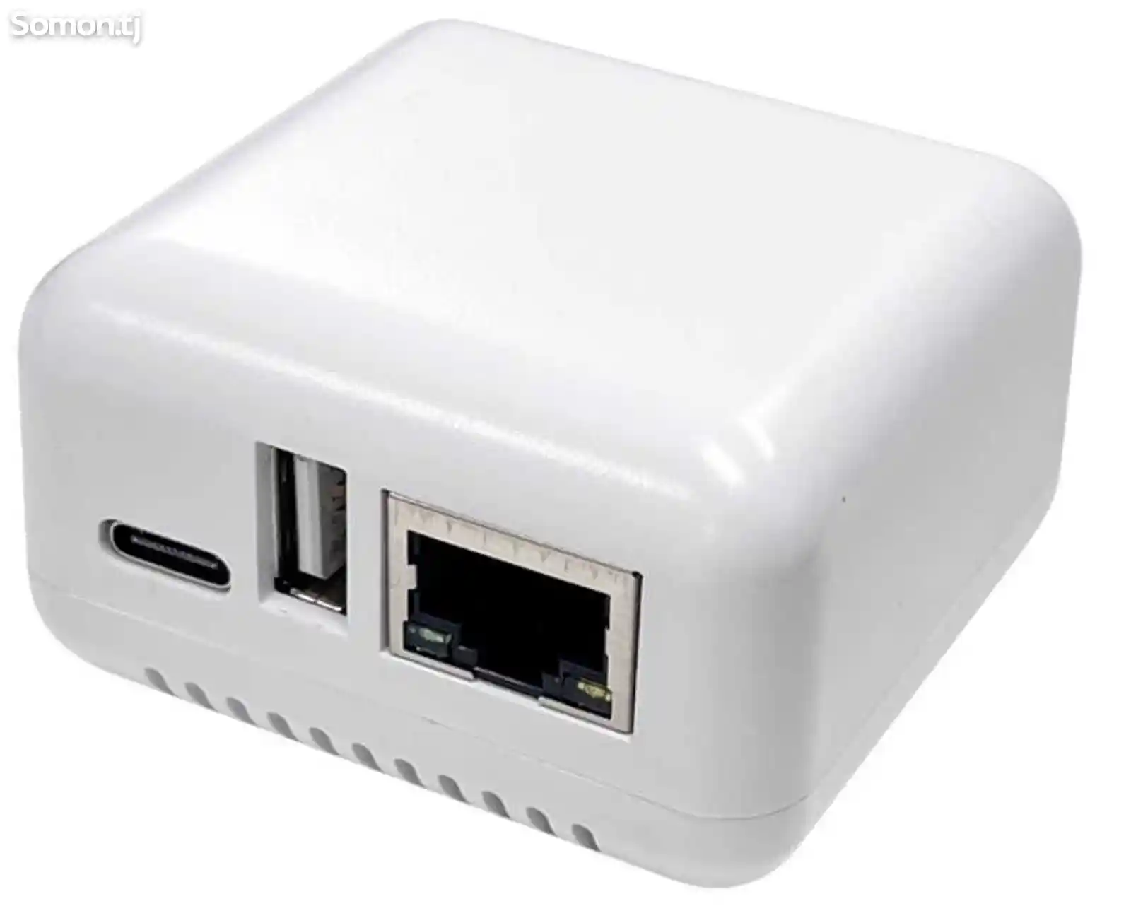 USB-сервер печати 2-В-1 - Сетевой адаптер USB-принтера-1