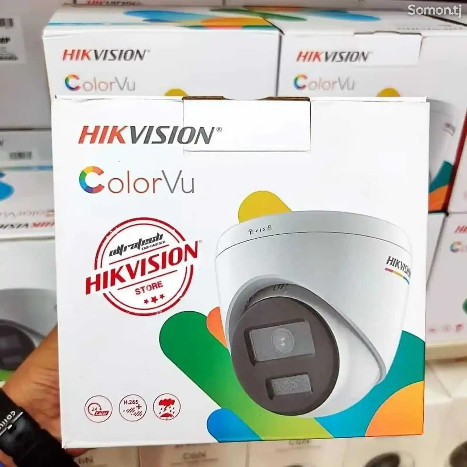 Kamera Hikvision Colorvu+звук-3