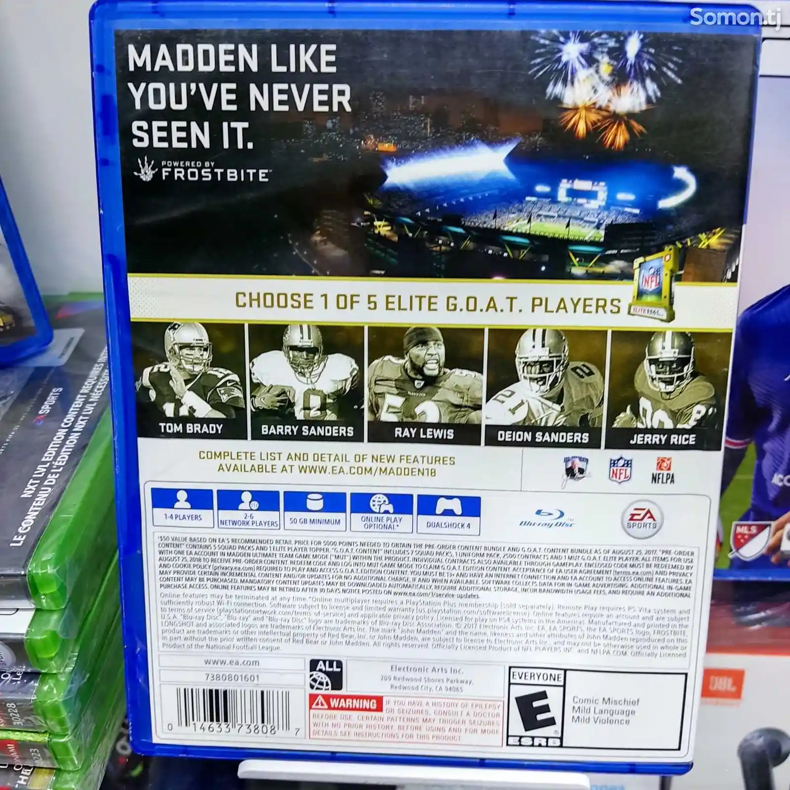 Игра Madden 18 GOAT Edition для PS4 PS5-2
