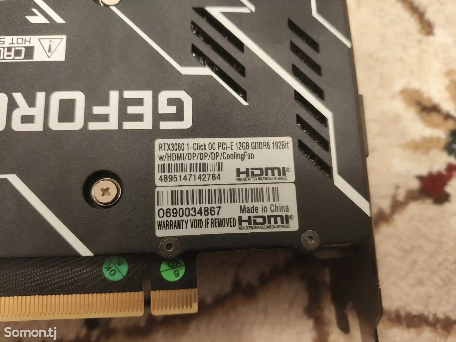 Видеокарта Geforce RTX 3060 12GB-4