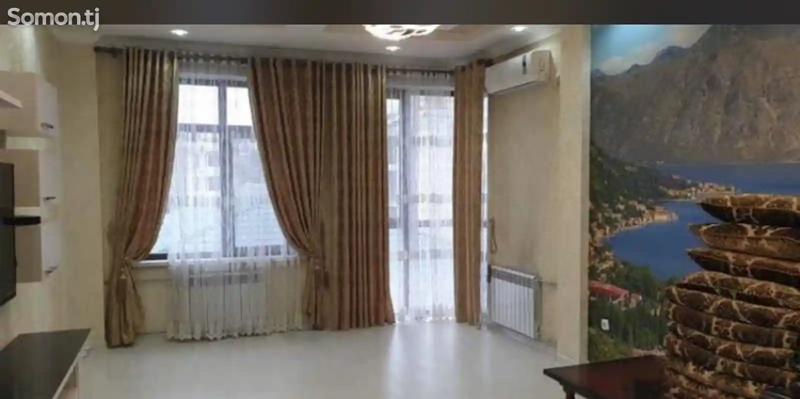 2-комн. квартира, 4 этаж, 75м², Сомони-4