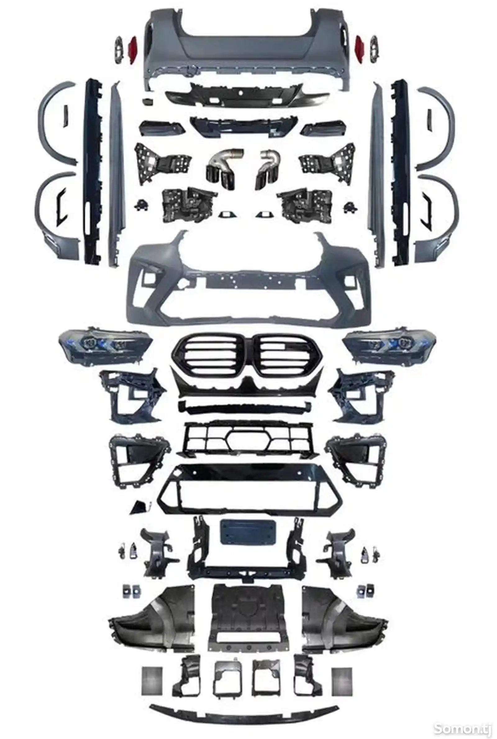 Обвес bmw x6 g06 2020-переделка на bmw x6 g06 2024 m-competition-8