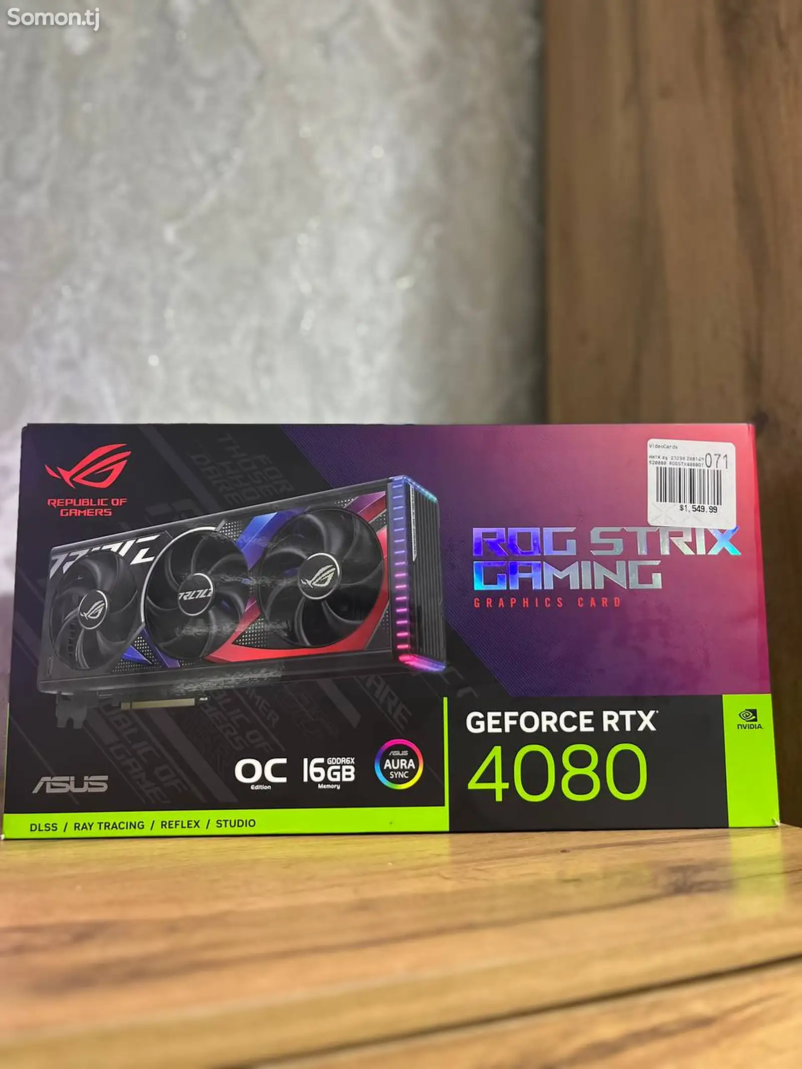 Видеокартa ROG STRIX GAMING GeForce RTX 4080 OC 16GB GDDR6-1