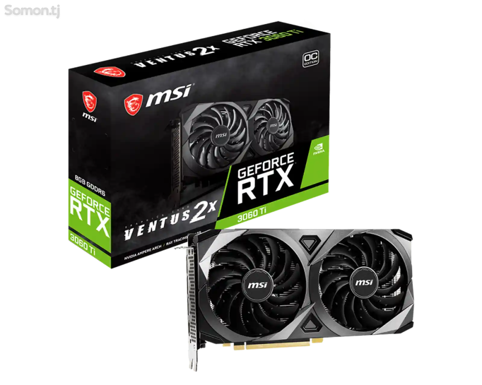 Видеокарта MSI RTX 3060 Ti VENTUS 2X OC-1