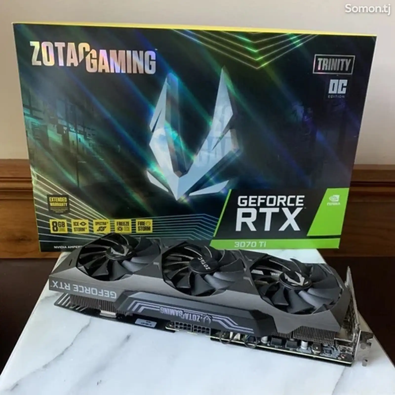 Видеокарта RTX 3070 Ti OC Zotac trinity-1