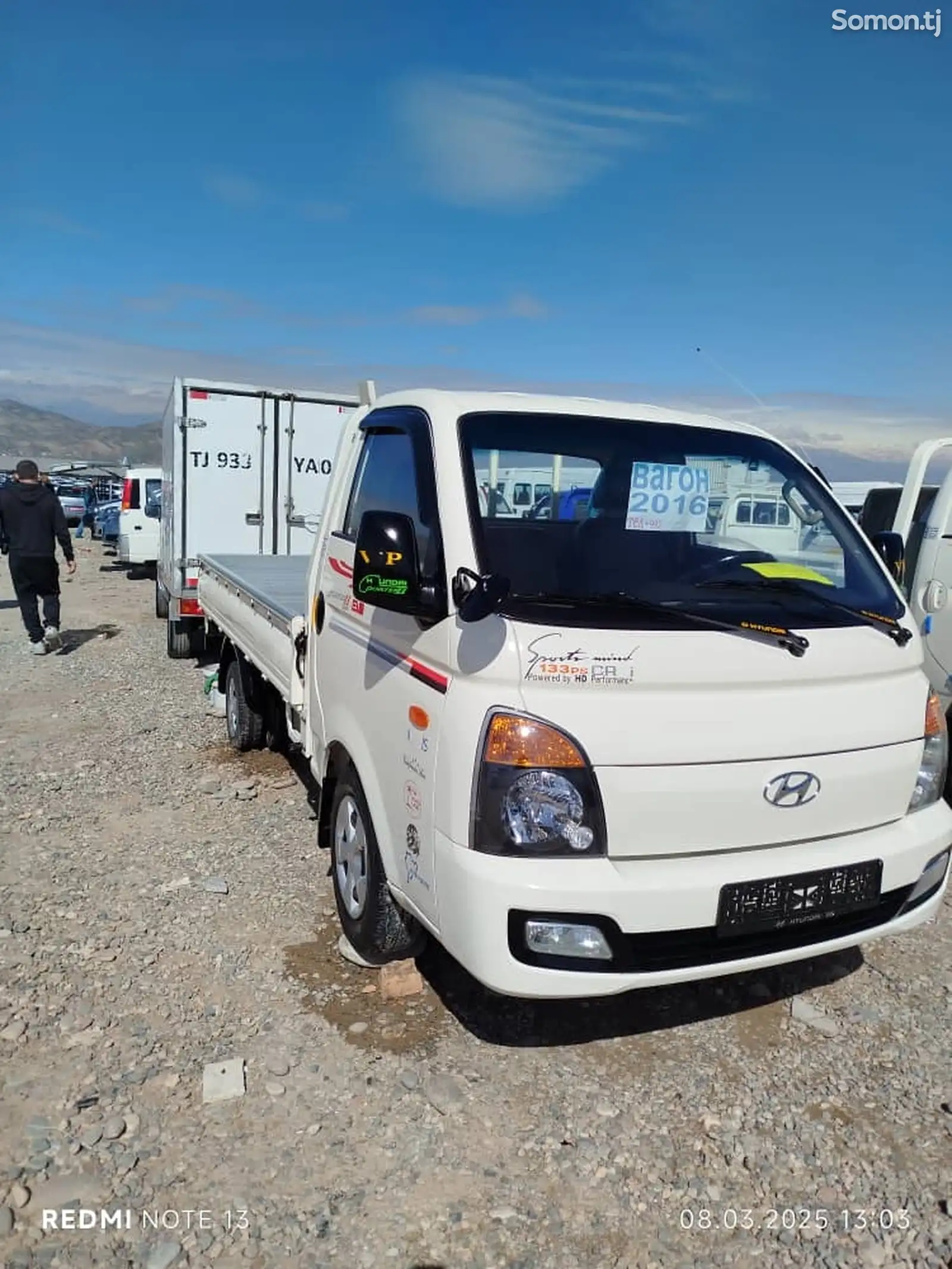 Бортовой автомобиль Hyundai Porter, 2016-1