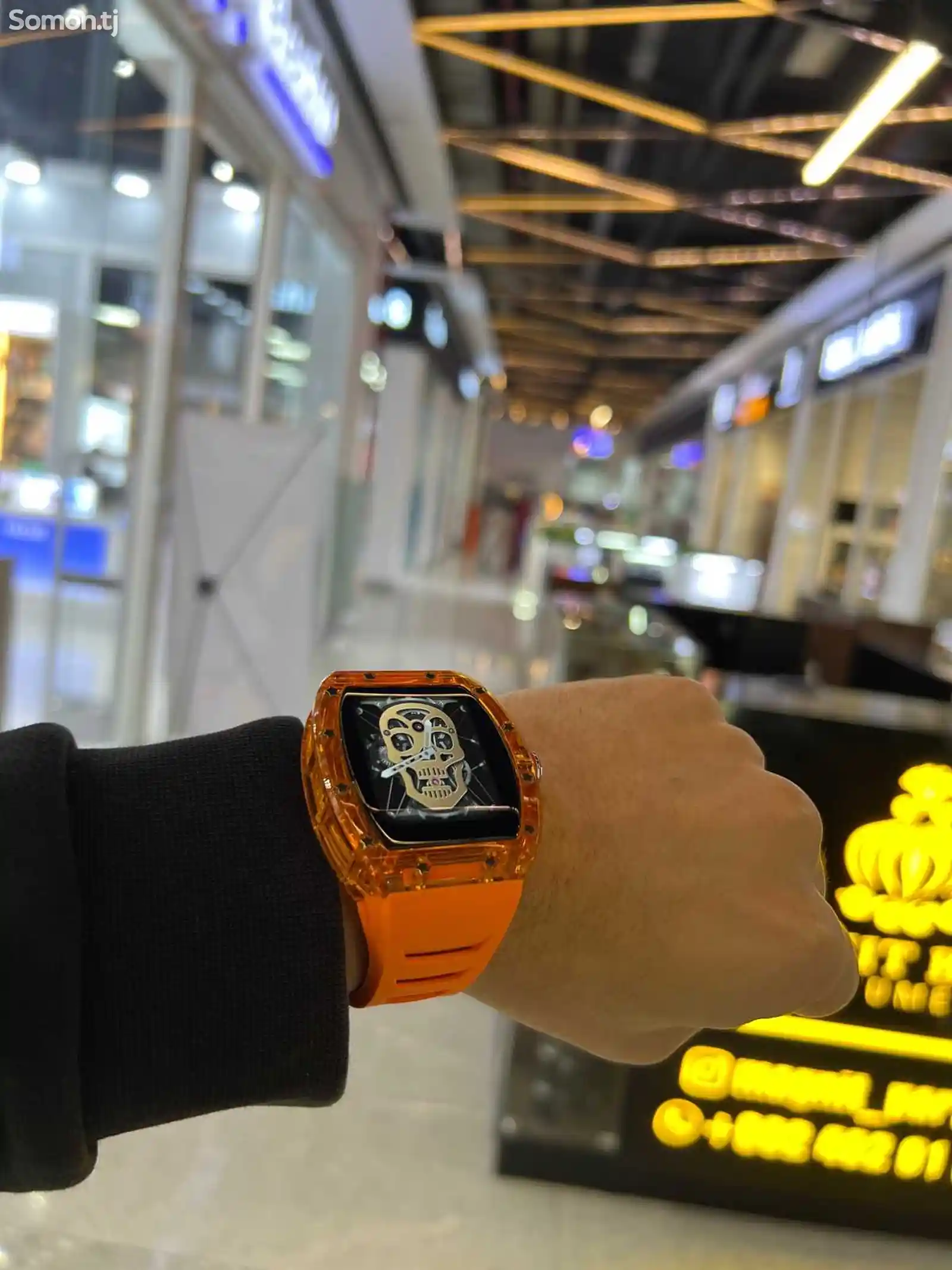 Смарт часы Green Lion Carlos Santos Orange-1