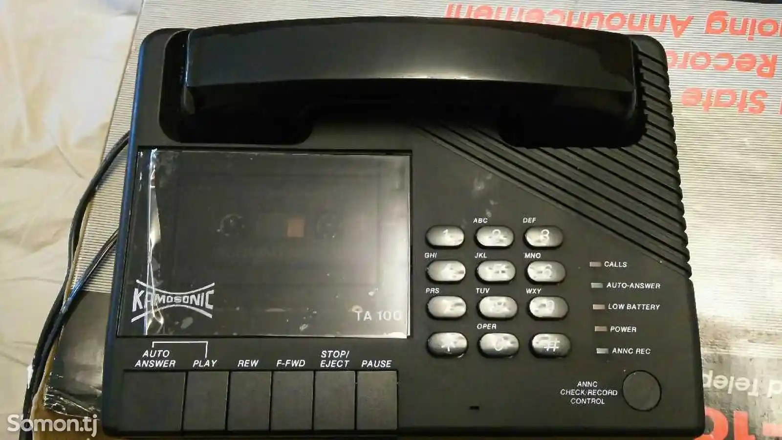 Телефон-автоответчик кассетного типа-1