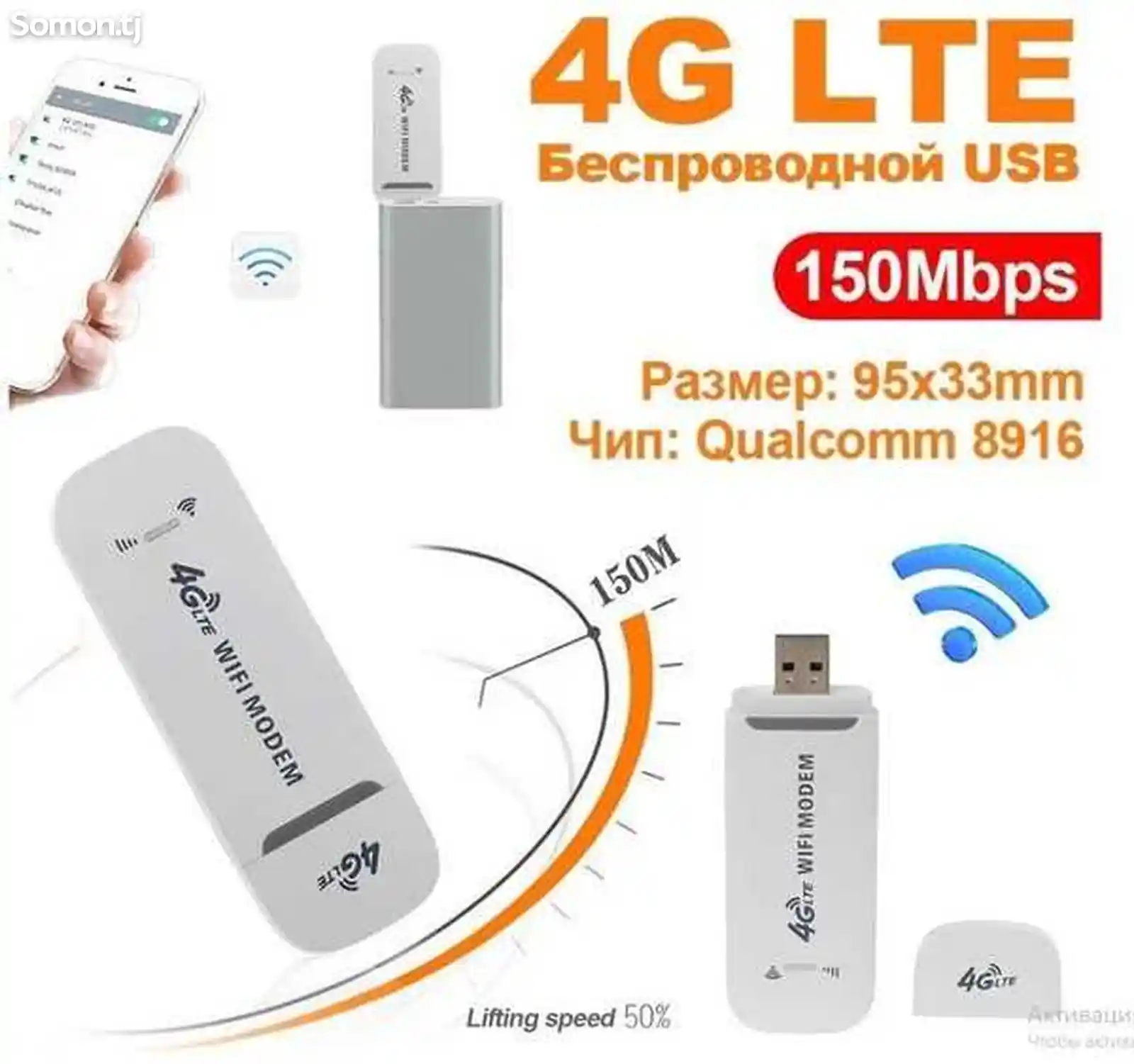 Модем роутер 4G LTE / USB универсальная патходит люби симк Тачикистан и друг стр-9
