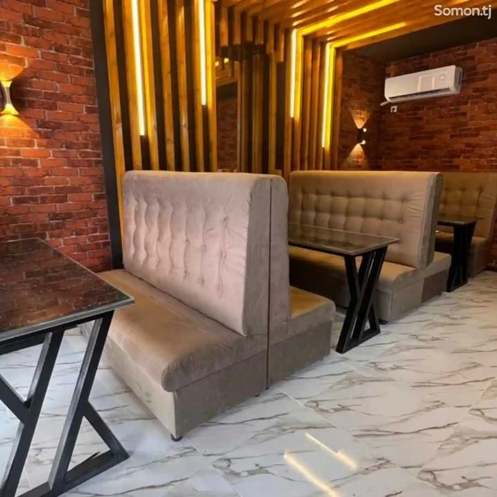 Кресло-диван и стол для кафе ресторан на заказ-4