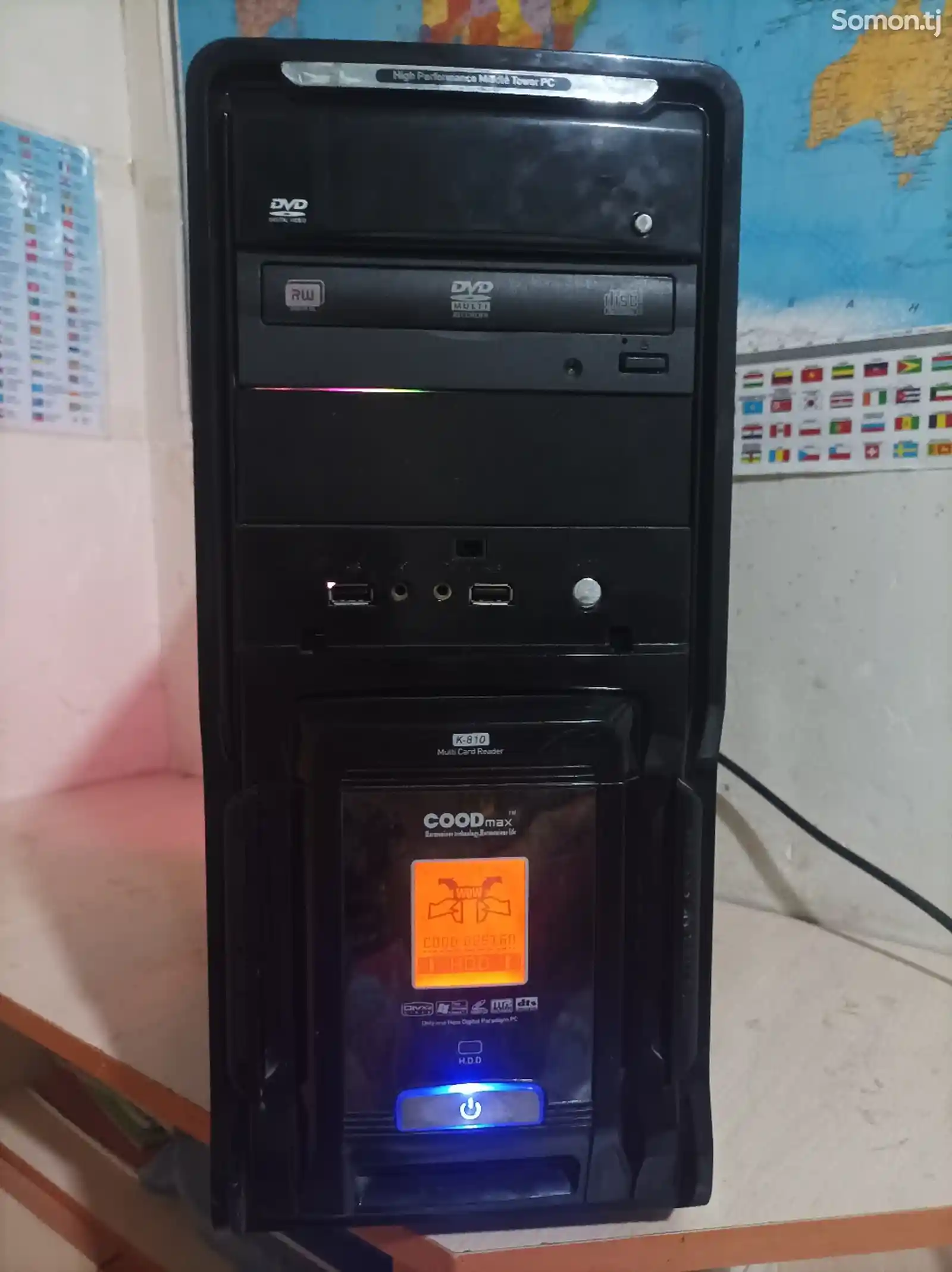 Персональный компьютер Core i5 4590 ram-16gb RX-570 4GB 256BIT SSD-128GB HDD 1TB-1