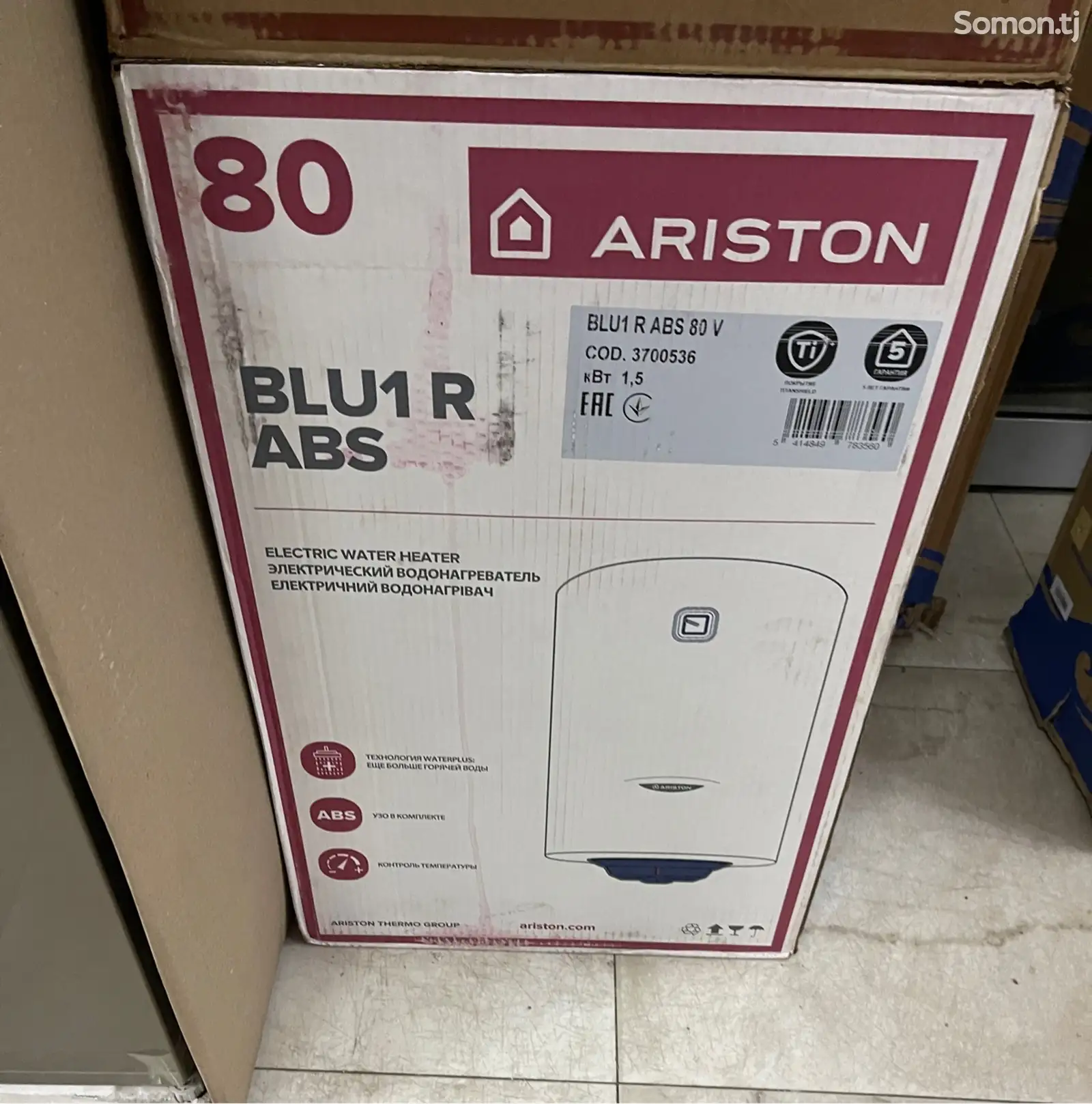 Водонагреватель Ariston abs 80