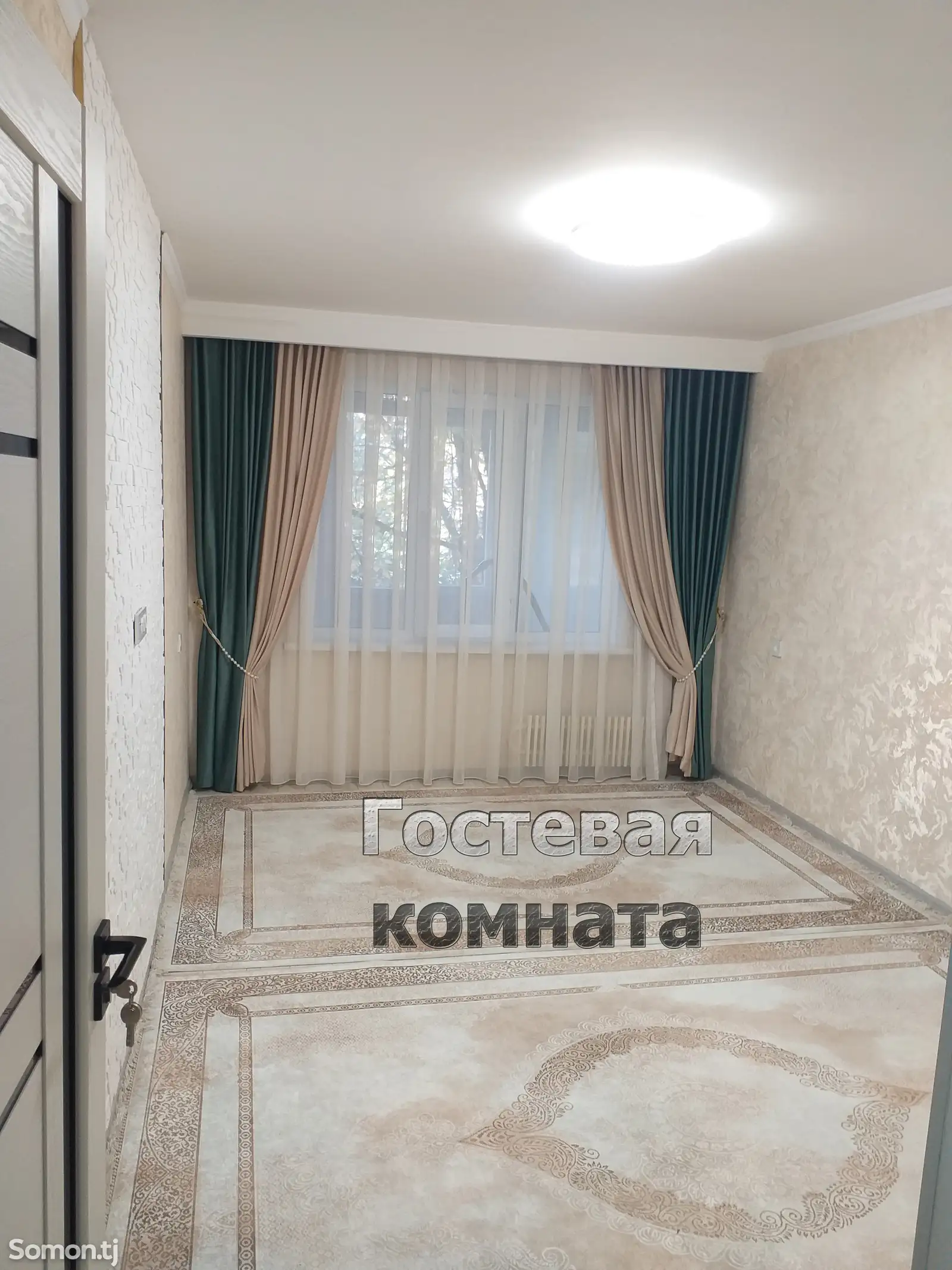 3-комн. квартира, 4 этаж, 55 м², И. Сомони-1