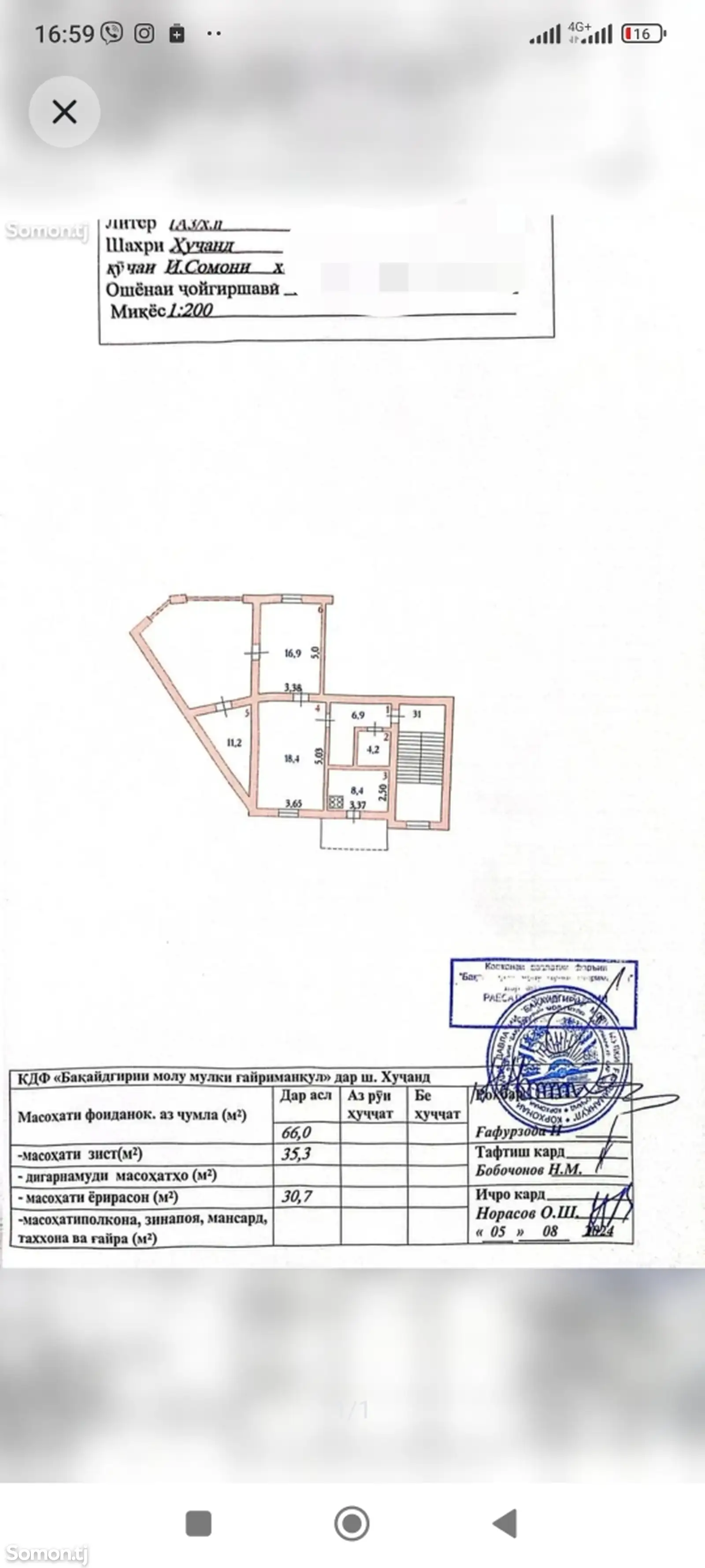 2-комн. квартира, 2 этаж, 90 м², И.Сомони