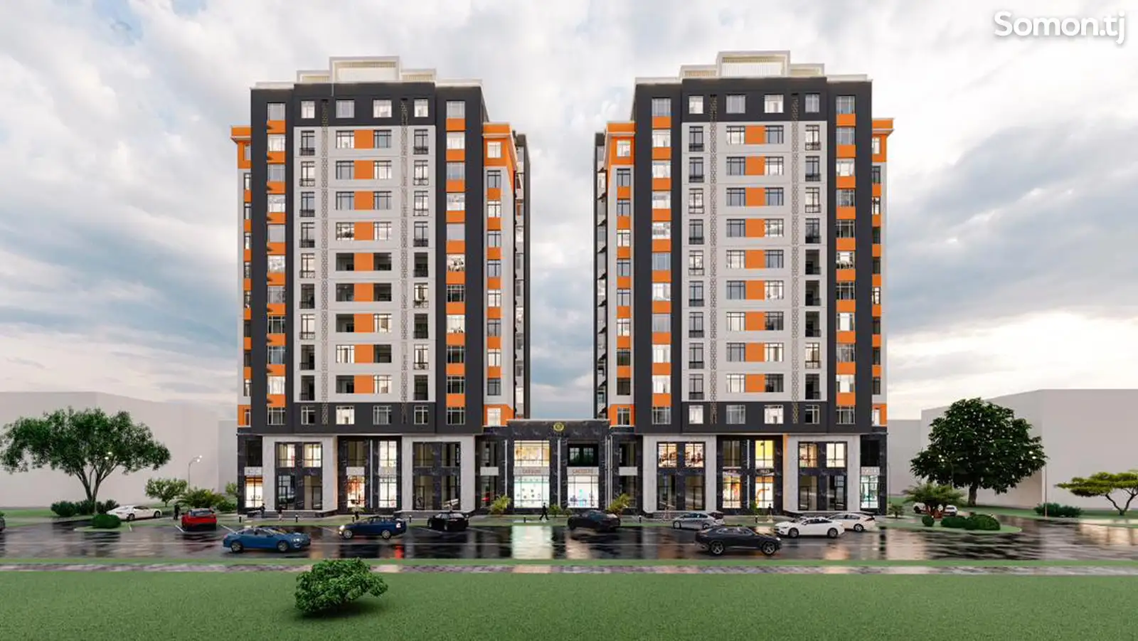 2-комн. квартира, 11 этаж, 75 м², Донишгохи Давлатии Кулоб-1