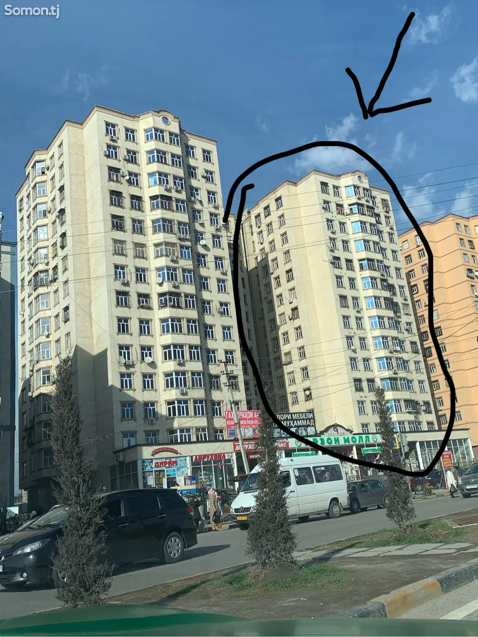 3-комн. квартира, 13 этаж, 65 м², Фирдавси-1