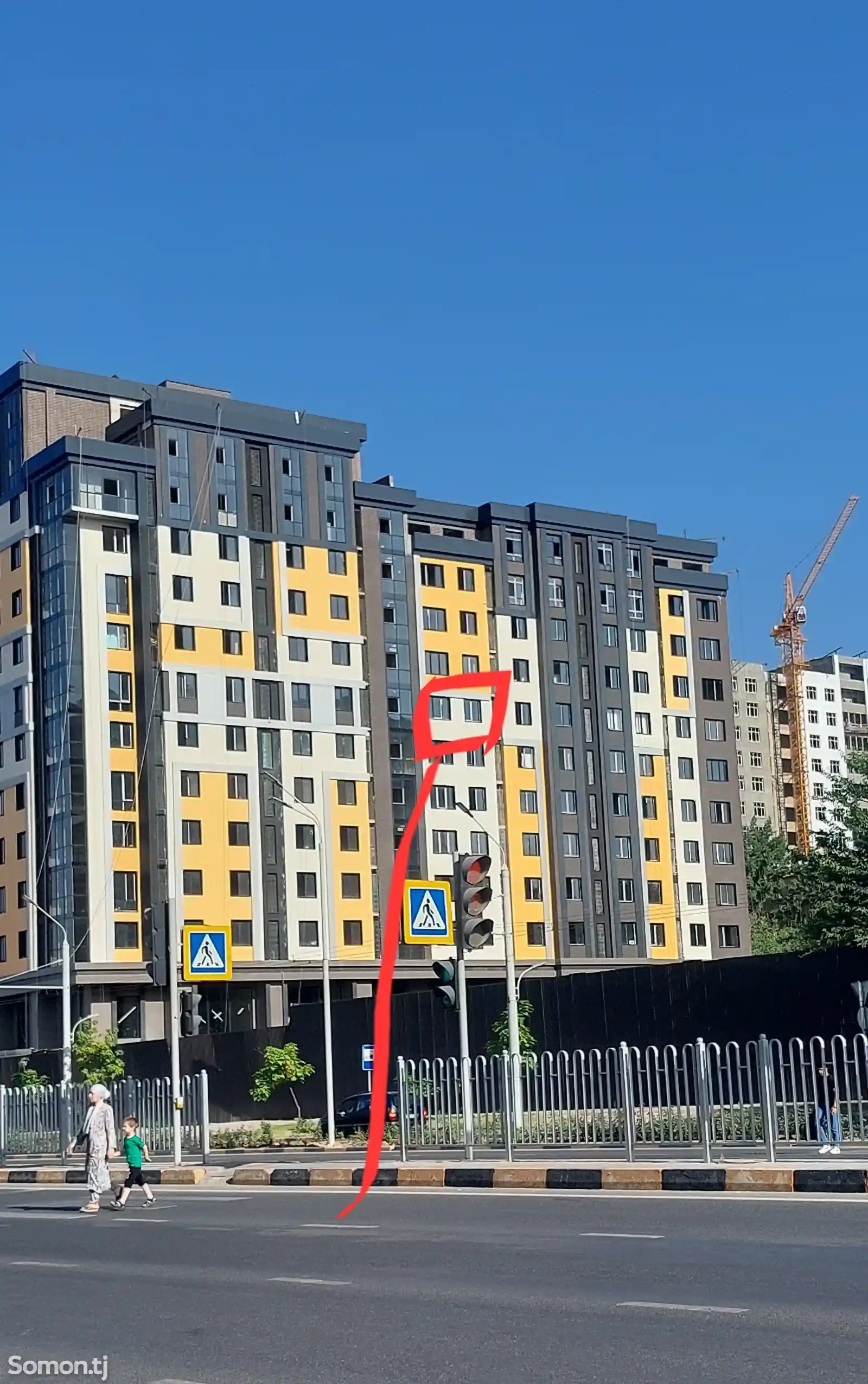 2-комн. квартира, 8 этаж, 80 м², Сино-15