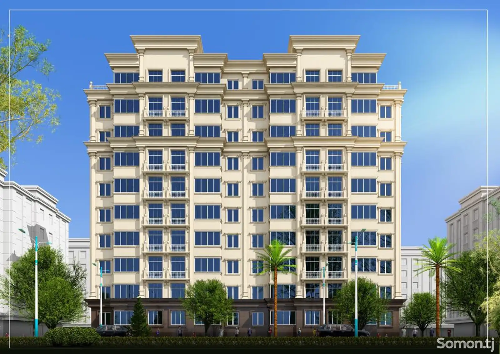 3-комн. квартира, 8 этаж, 90 м², 1 майка-1