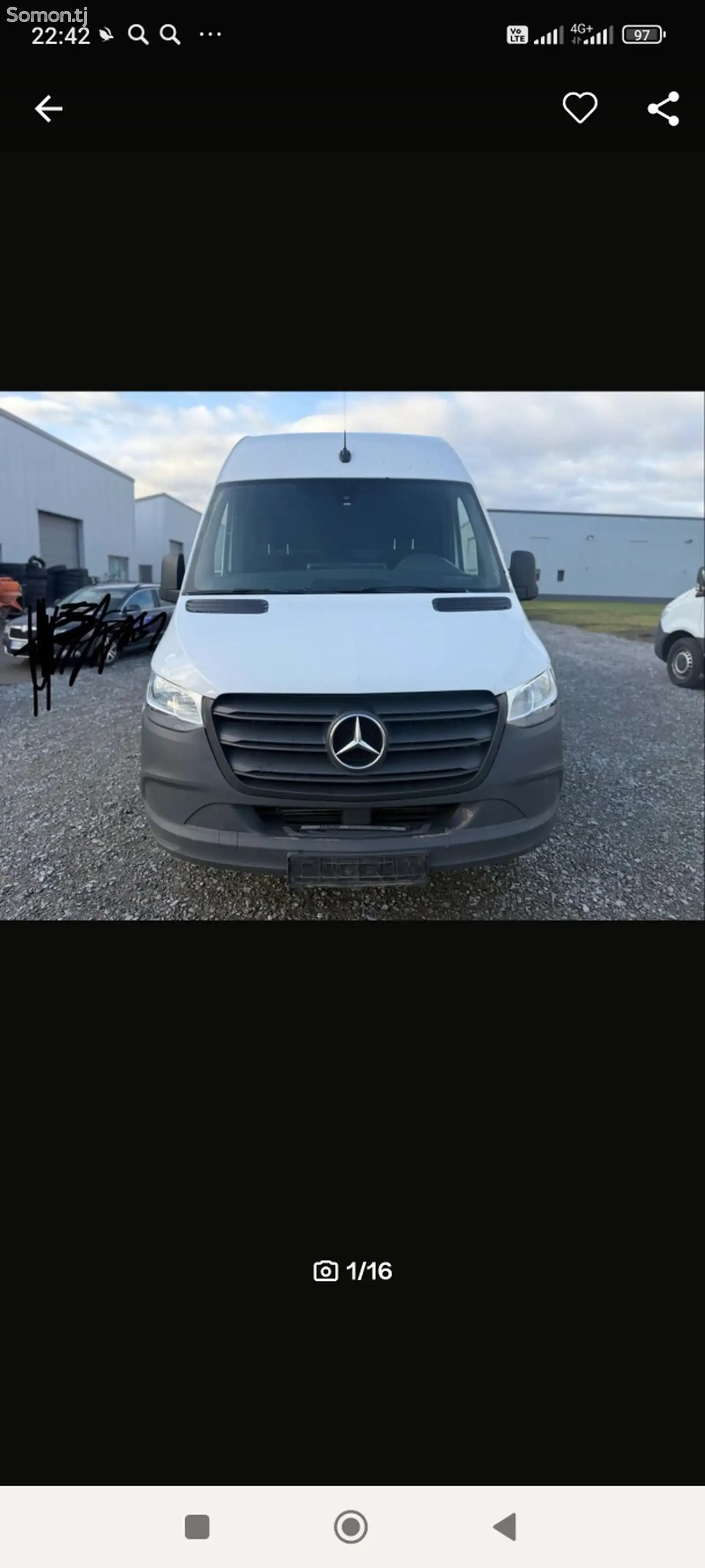 Фургон Mercedes-Benz Sprinter CDI316, 2022-1