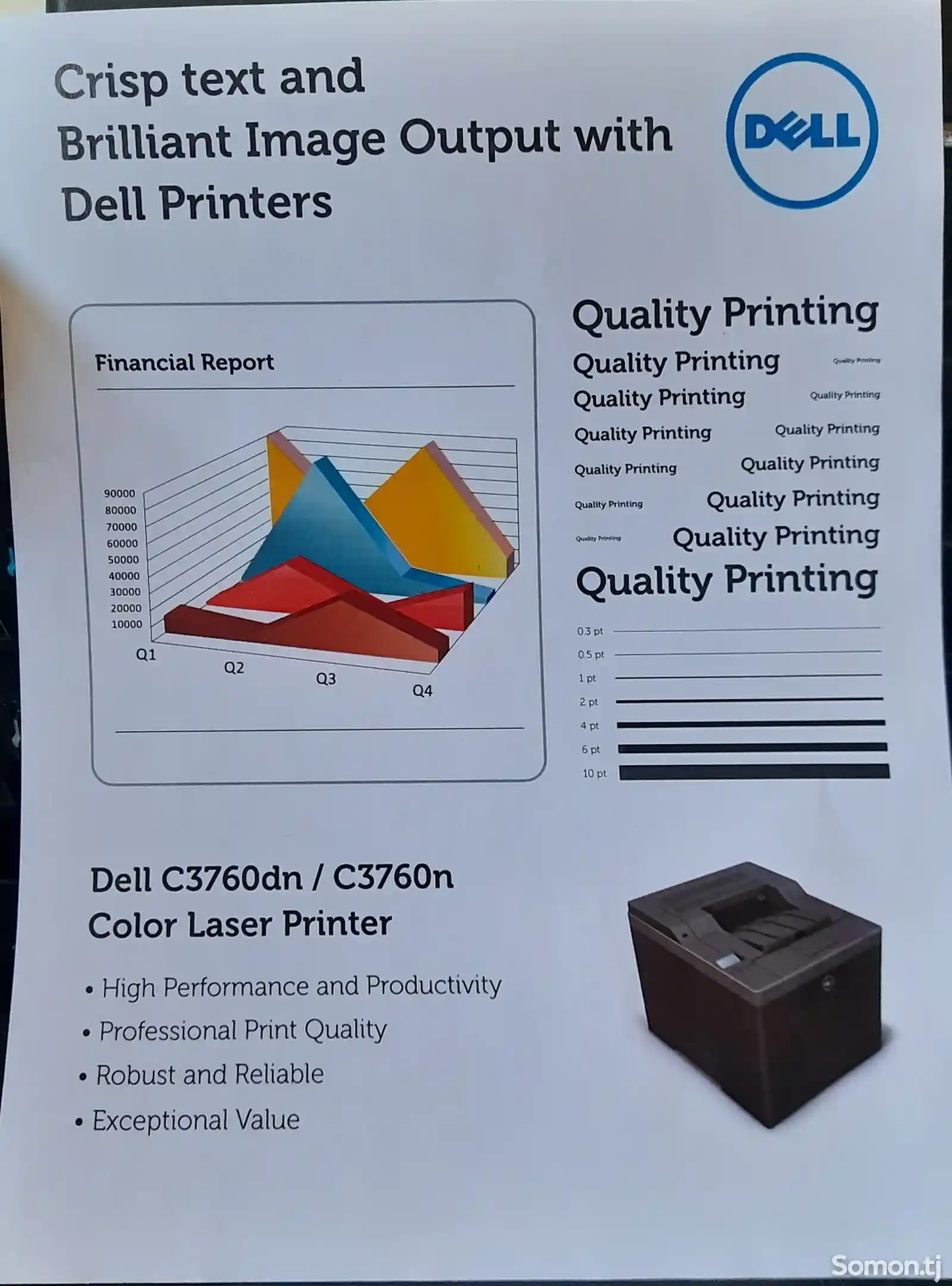 Принтер Dell C3760dn color laser Printer-6