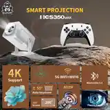 Игровой портативный Проектор с беспроводным геймпадом Projector Game HCS350 max-3