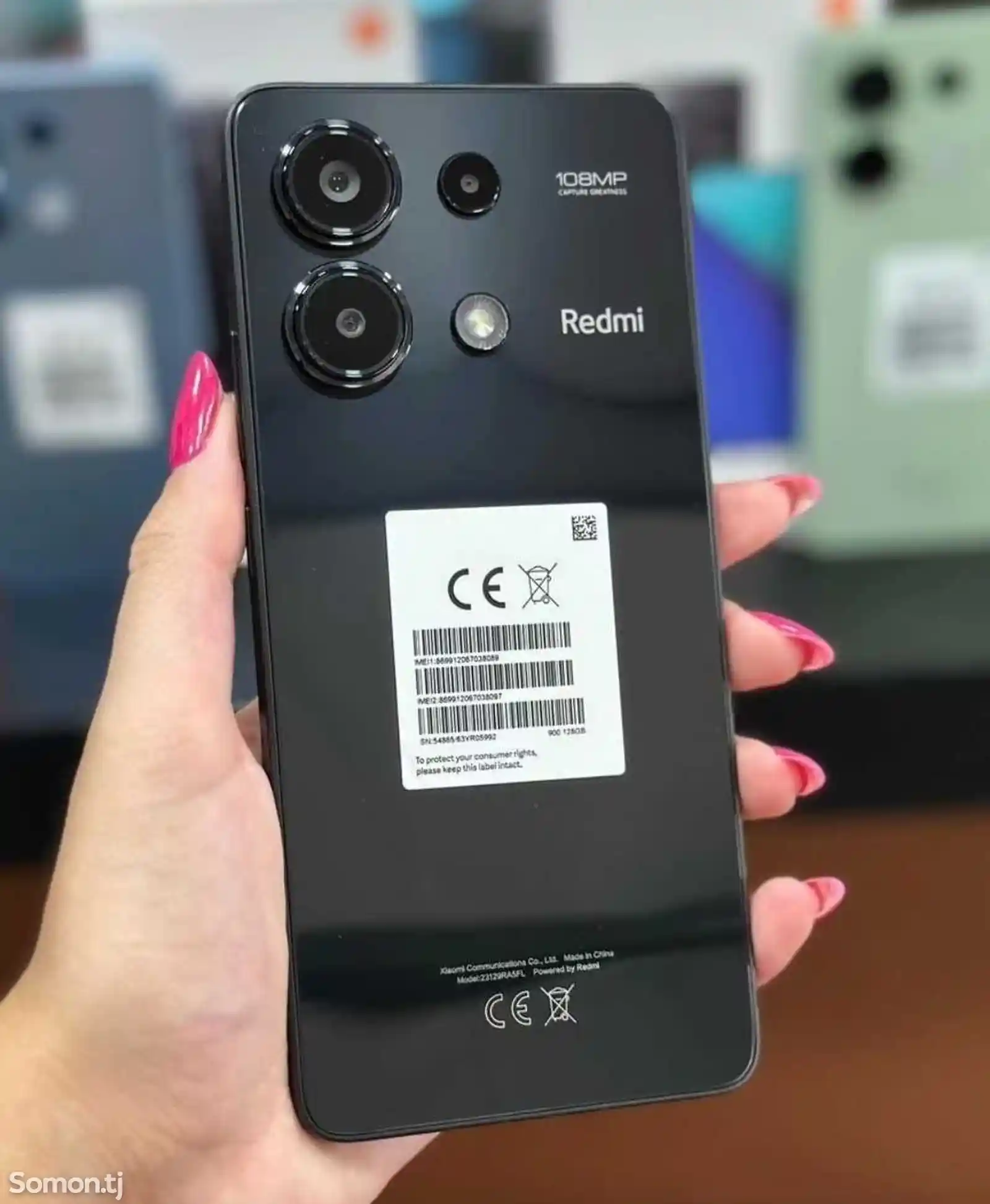 Xiaomi Redmi Note 13 8+3/256Gb black 2024-2
