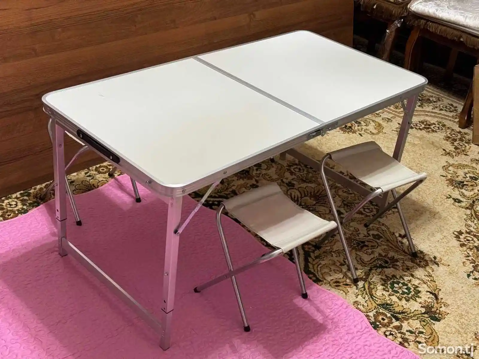 Раскладной стол со стульями-1