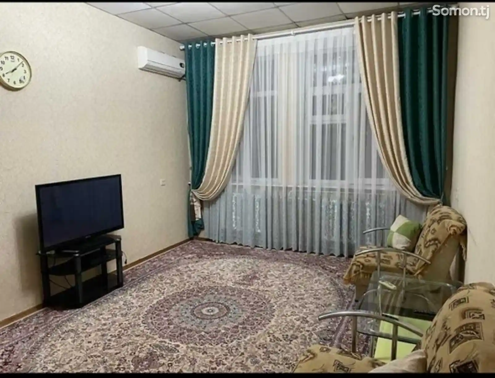 2-комн. квартира, 2 этаж, 65м², Исмоили Сомони-1