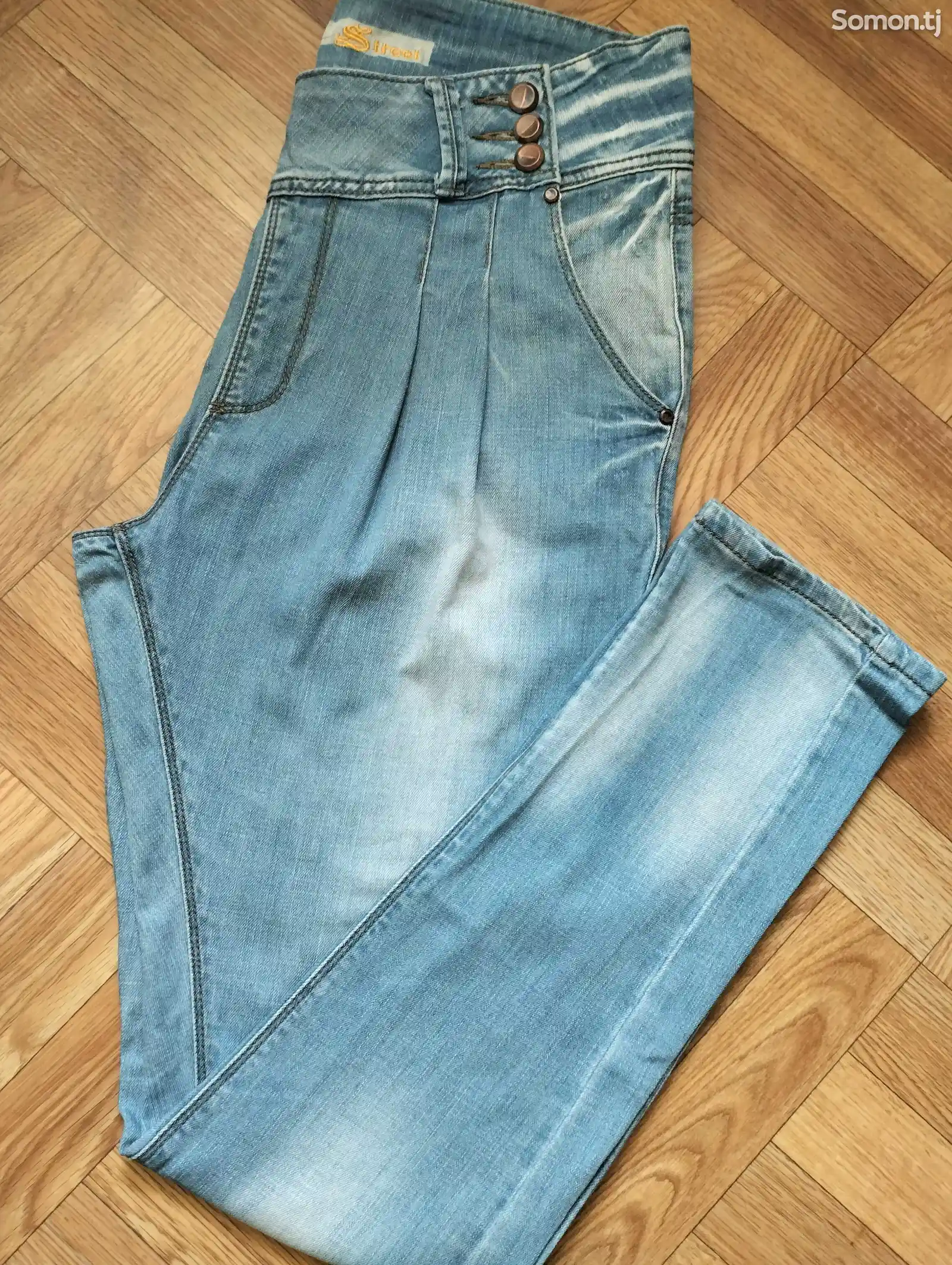 Брюки джинсовые женские-2