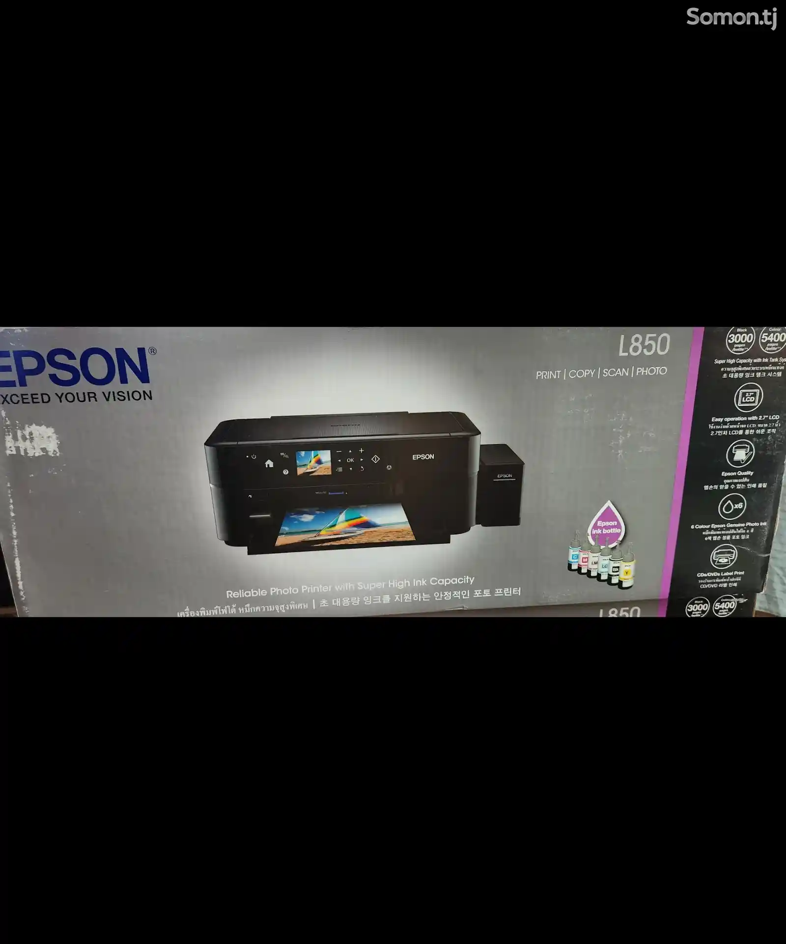 Цветной принтер Epson L850-3