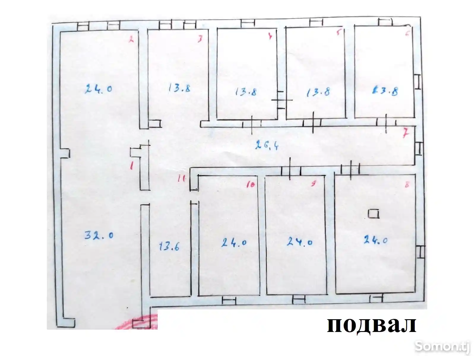 6-комн. дом, 8 соток, Шохмансур 1-14