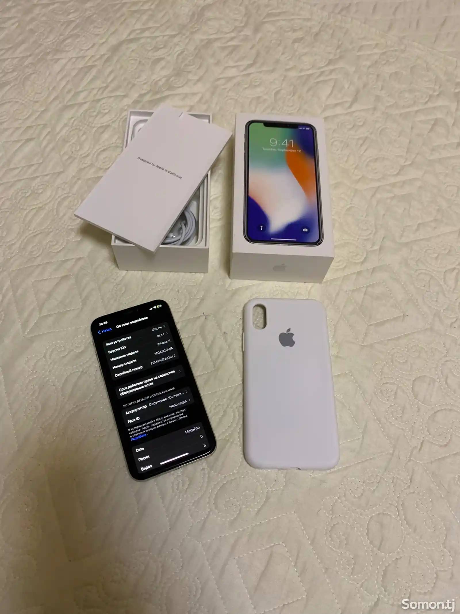 Apple iPhone X, 64 gb, Silver-5