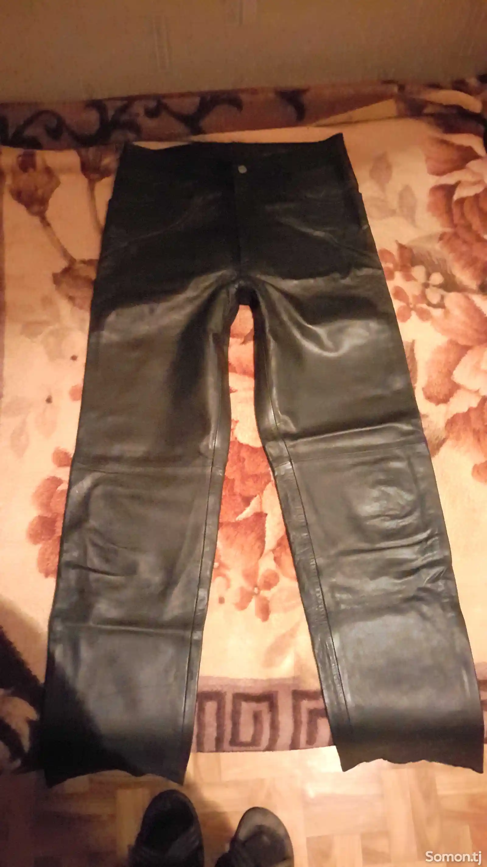 Кожаные брюки-4