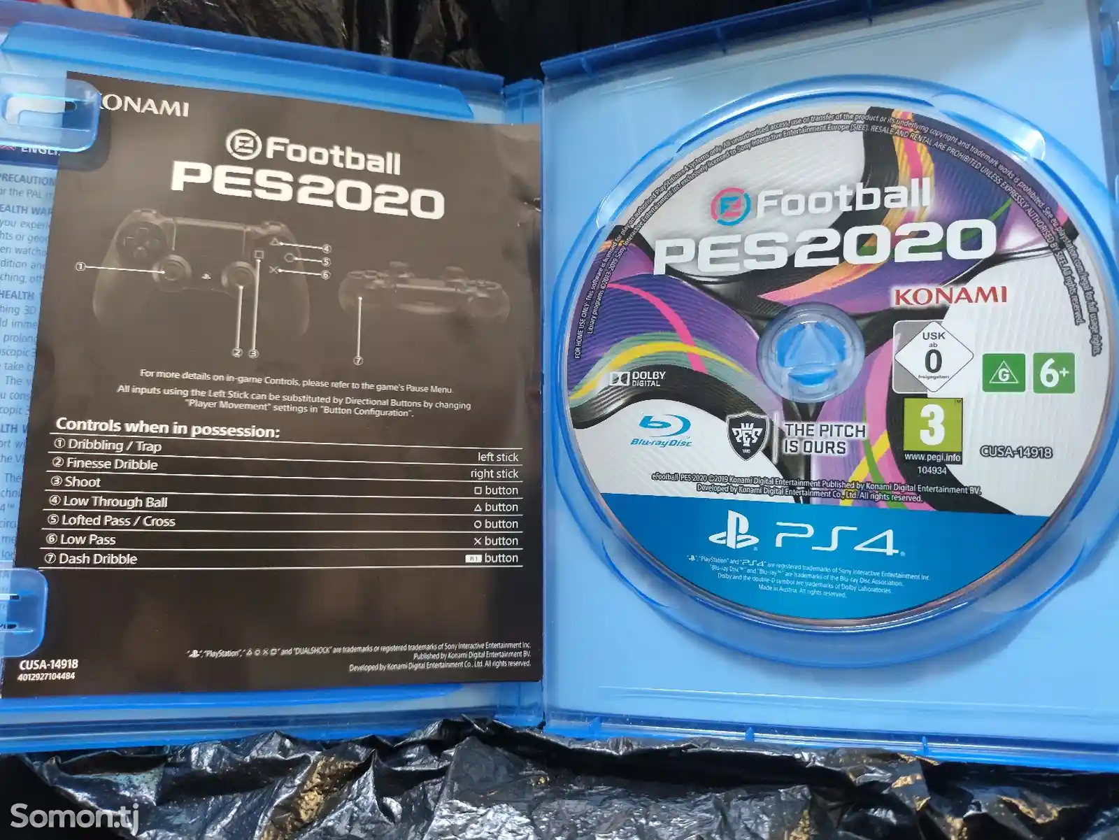 Компакт диск PES 2020 для playstation 4/5 disc-2