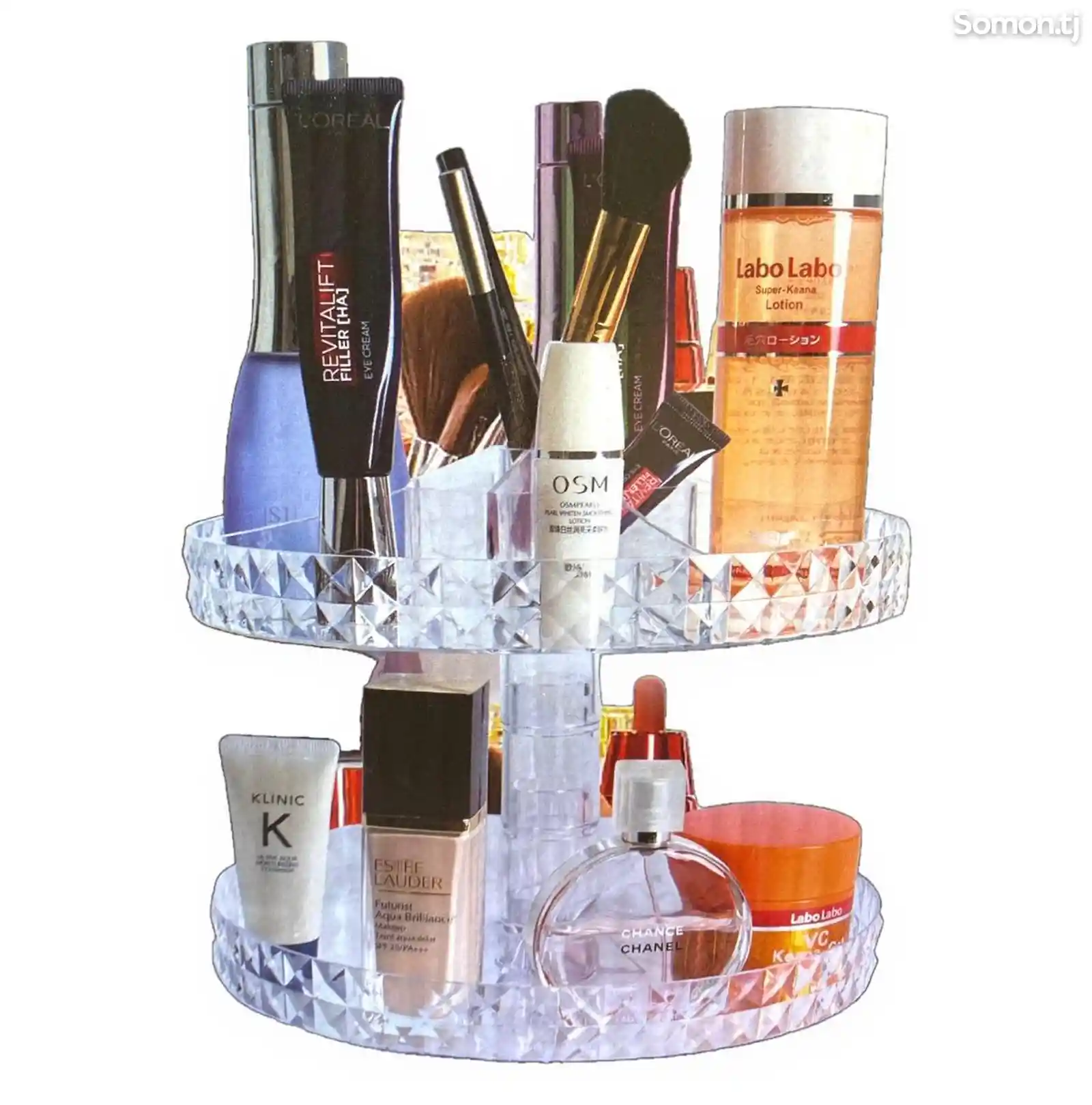 Органайзер для макияжа многослойная пластиковая коробка для хранения косметики-1