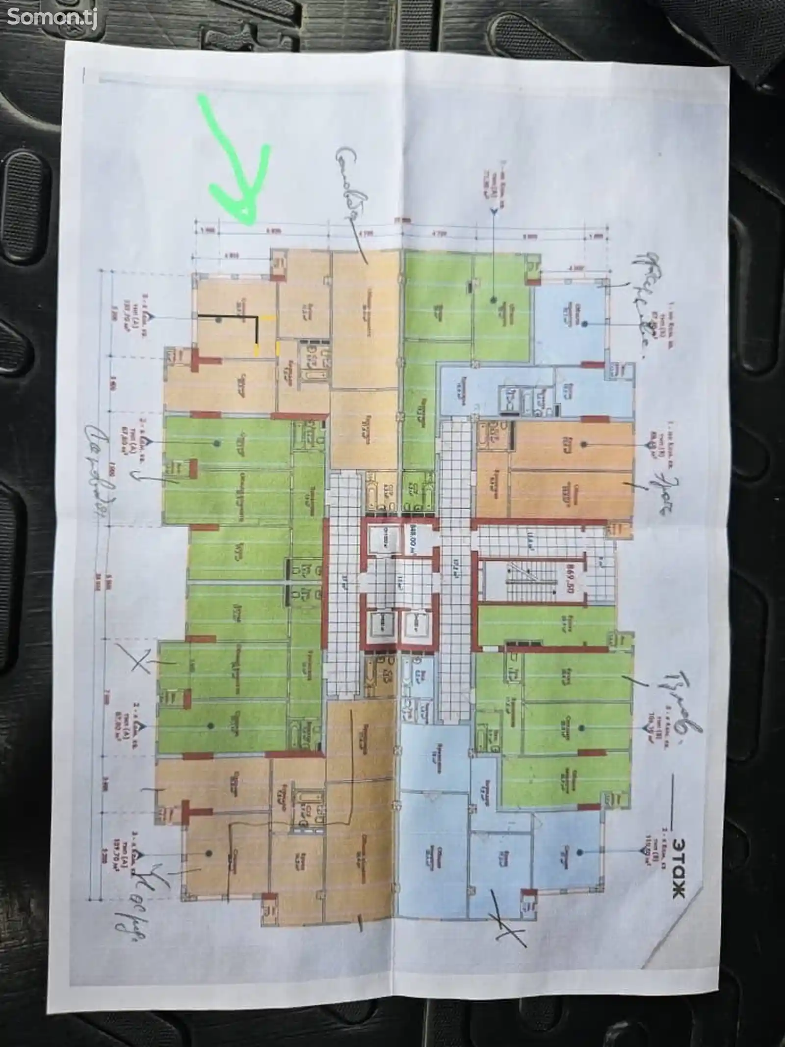 3-комн. квартира, 12 этаж, 140 м², Шохмансур Скорый-2