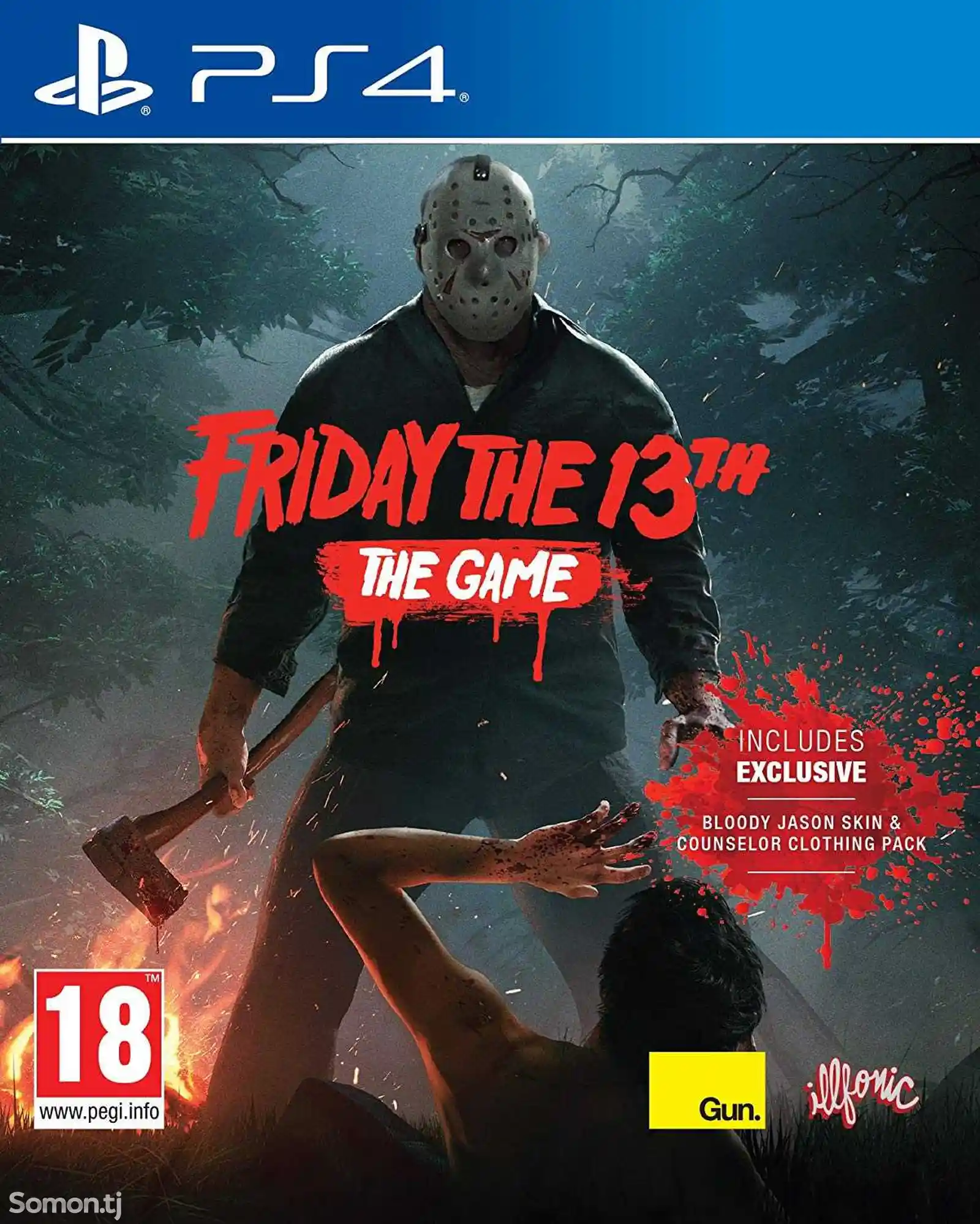 Игра Friday the 13th the game для PS-4 / 5.05 / 6.72 / 7.02 / 7.55 / 9.00 /-1