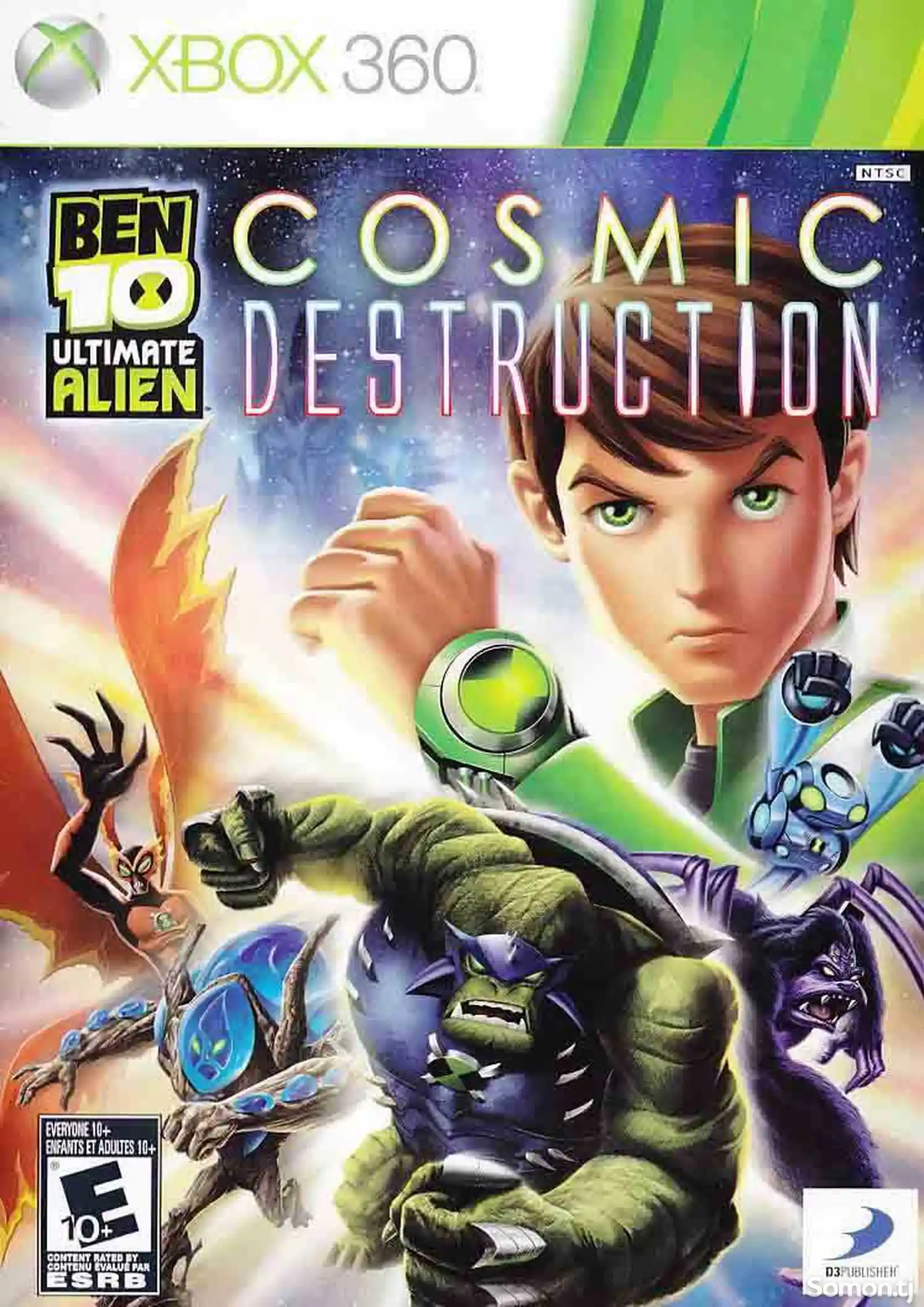 Игра Ben 10 ultimate alien cosmic destruction для прошитых Xbox 360 10 c.  №7259605 дар ш. Душанбе - Барномаҳо ва бозиҳо - Somon.tj эълонҳои ройгон