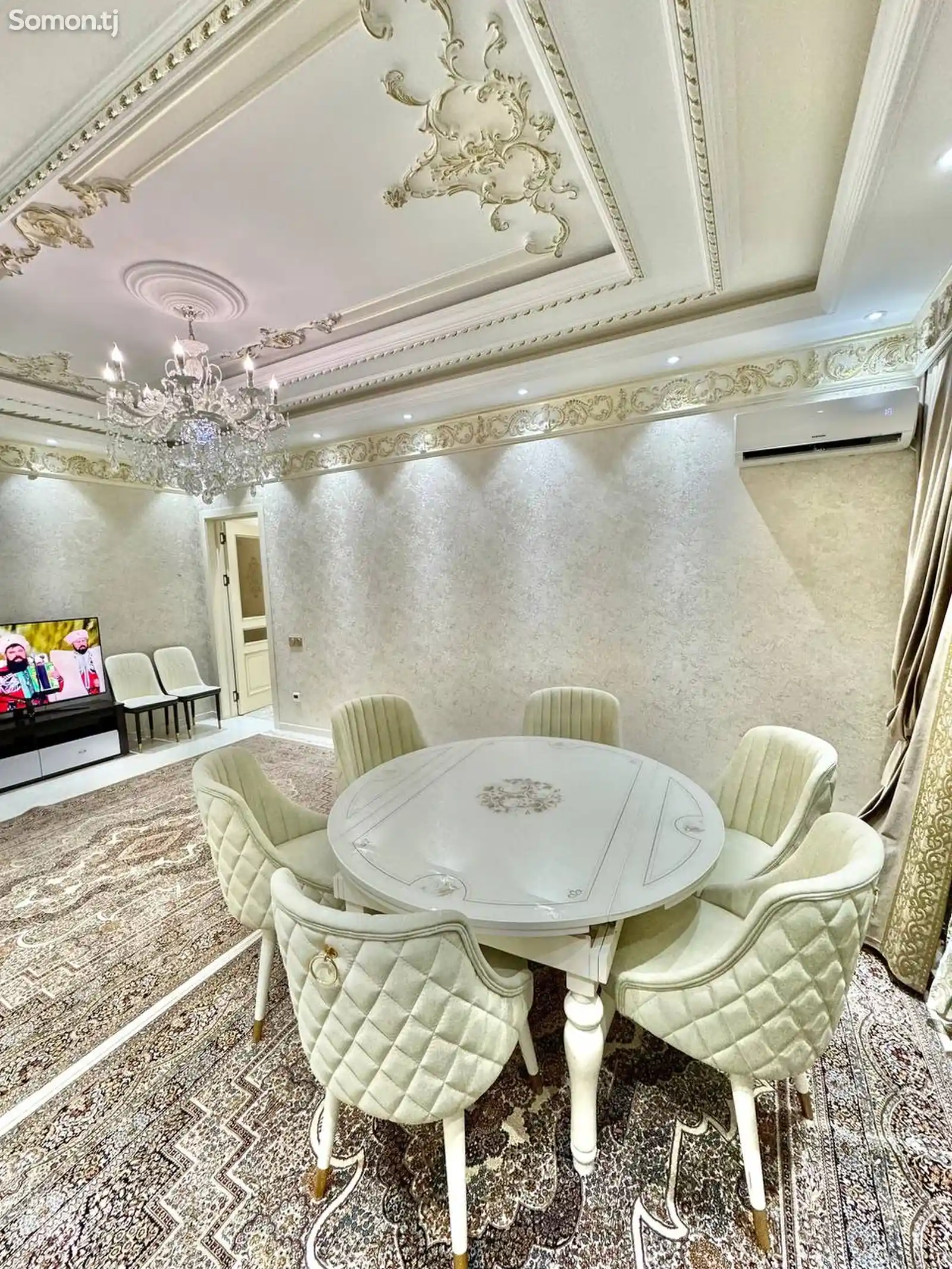 3-комн. квартира, 13 этаж, 100 м², Сомони-10