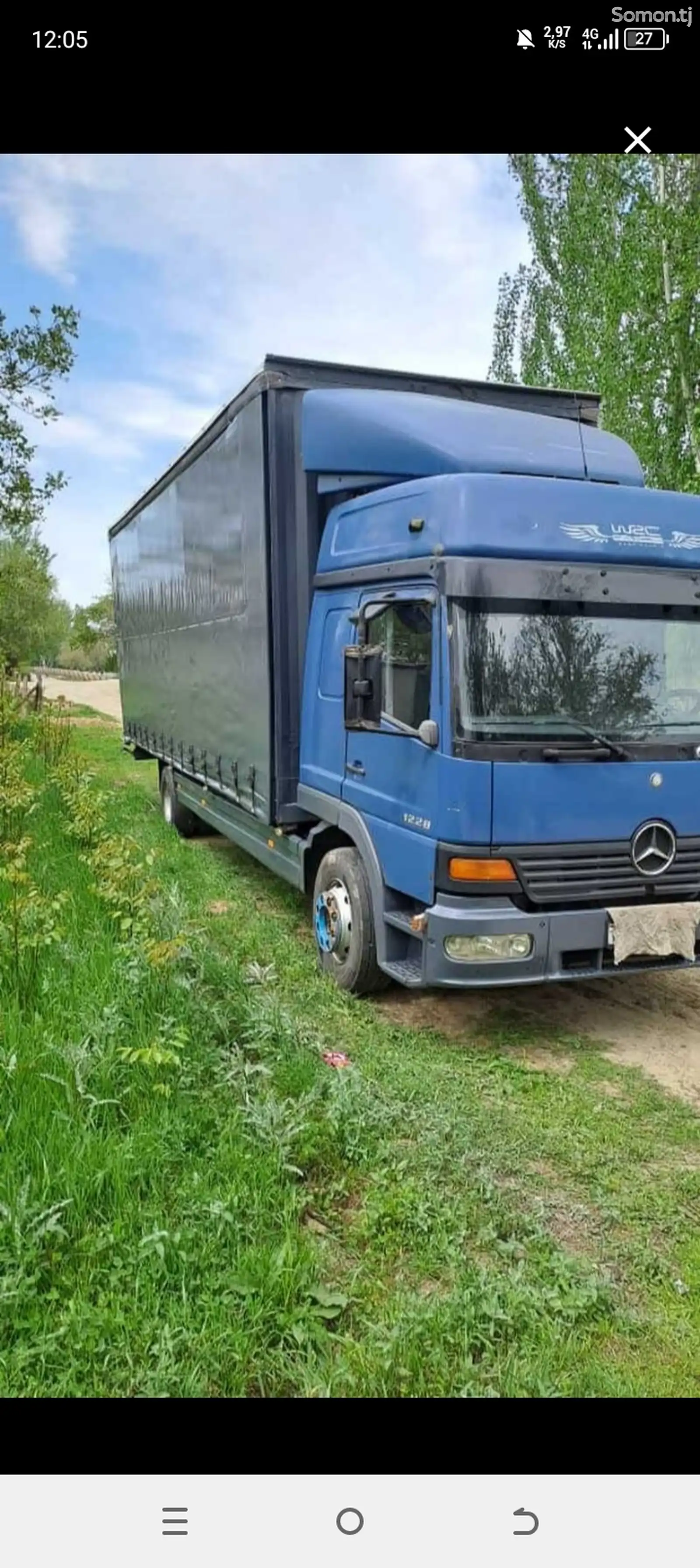 Бортовой грузовик Mercedes-Benz Atego, 2003-1