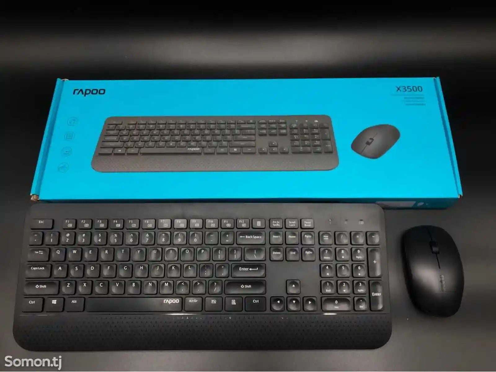 Беспроводная клавиатура и мышка Rapoo x3500-1