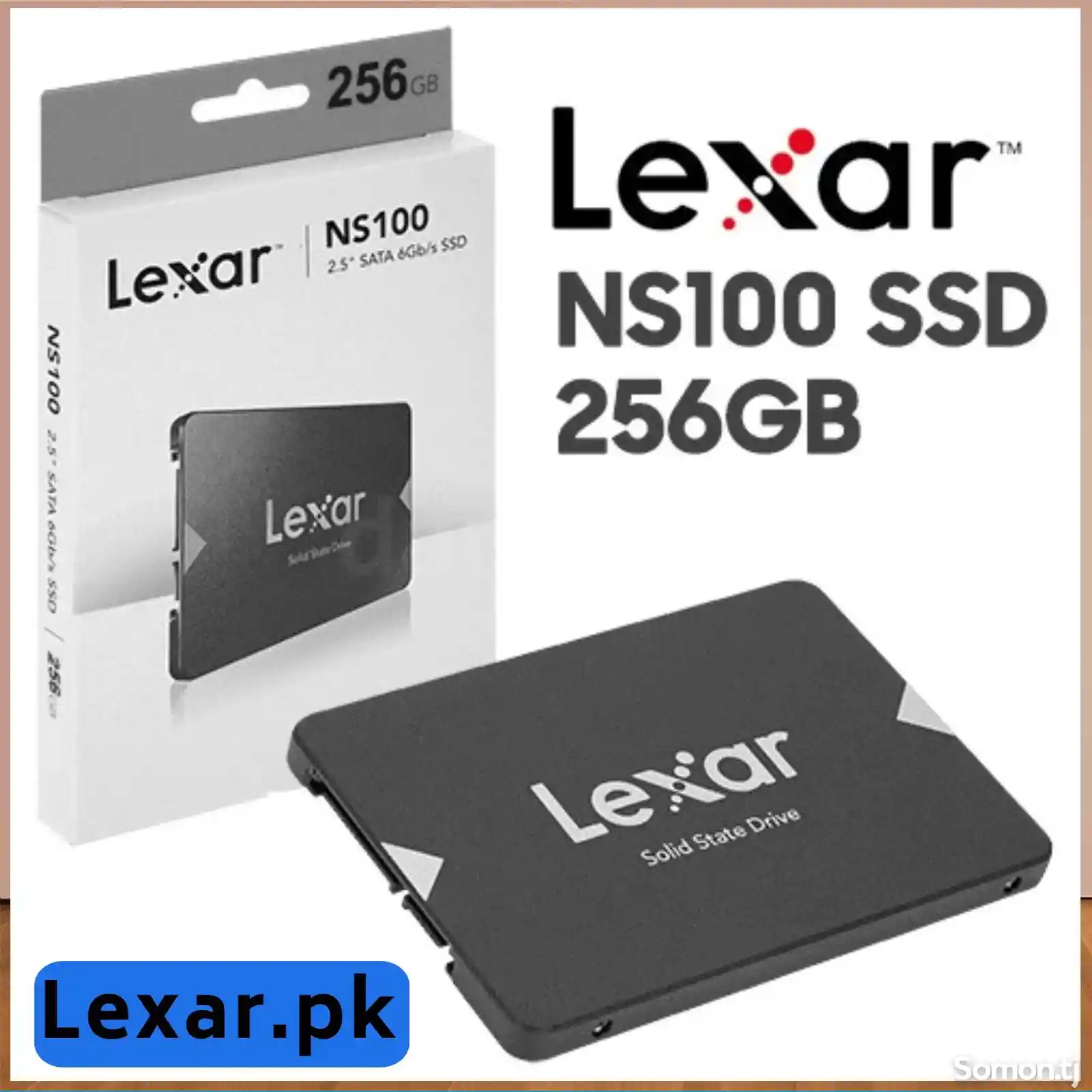 SSD накопитель Lexar 256gb-1