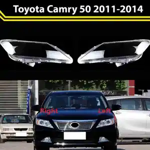 Стекло фары от Toyota Camry 50 2011-2014