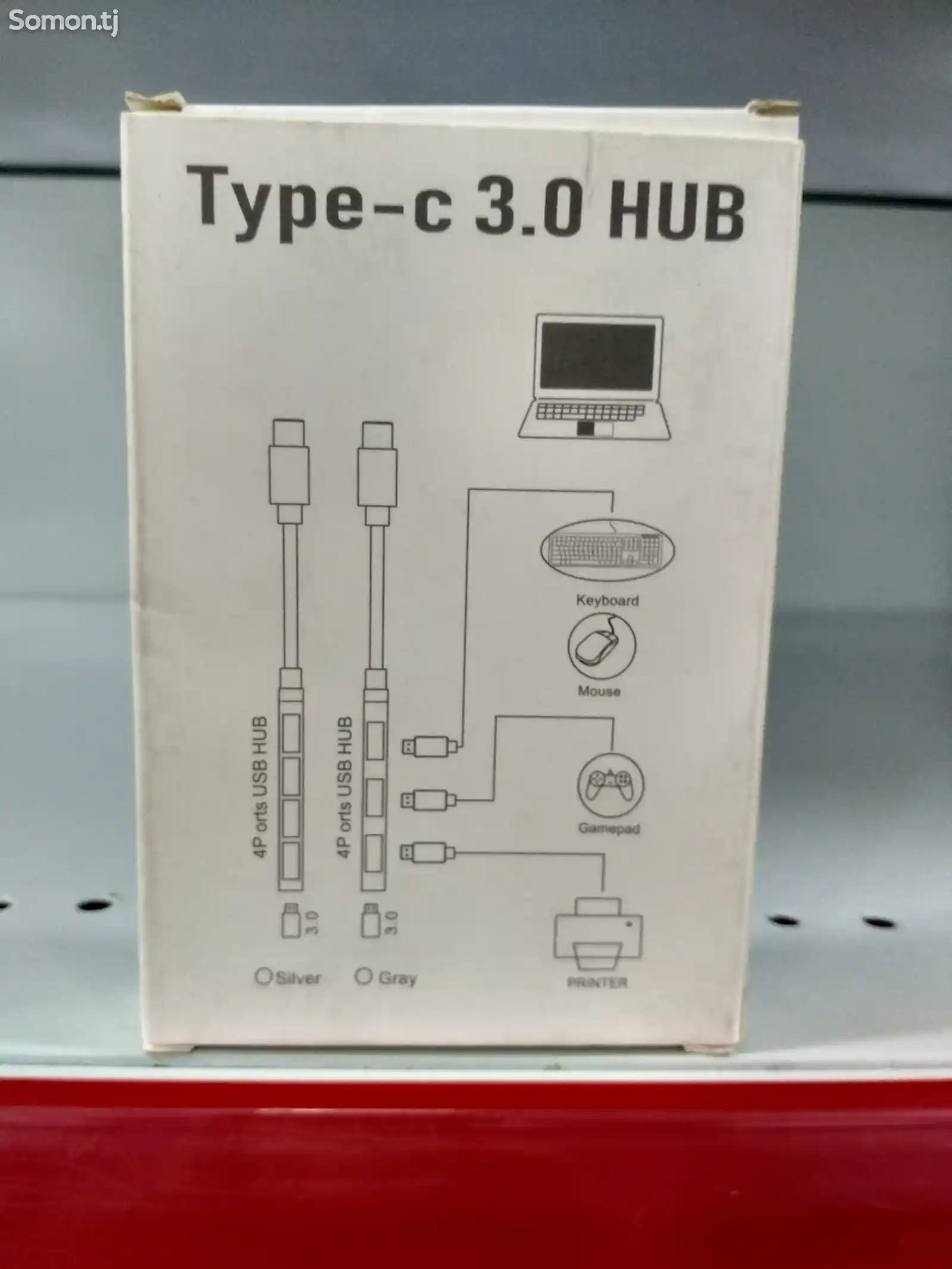 Type-C хаб на 4х USB 3.0-2