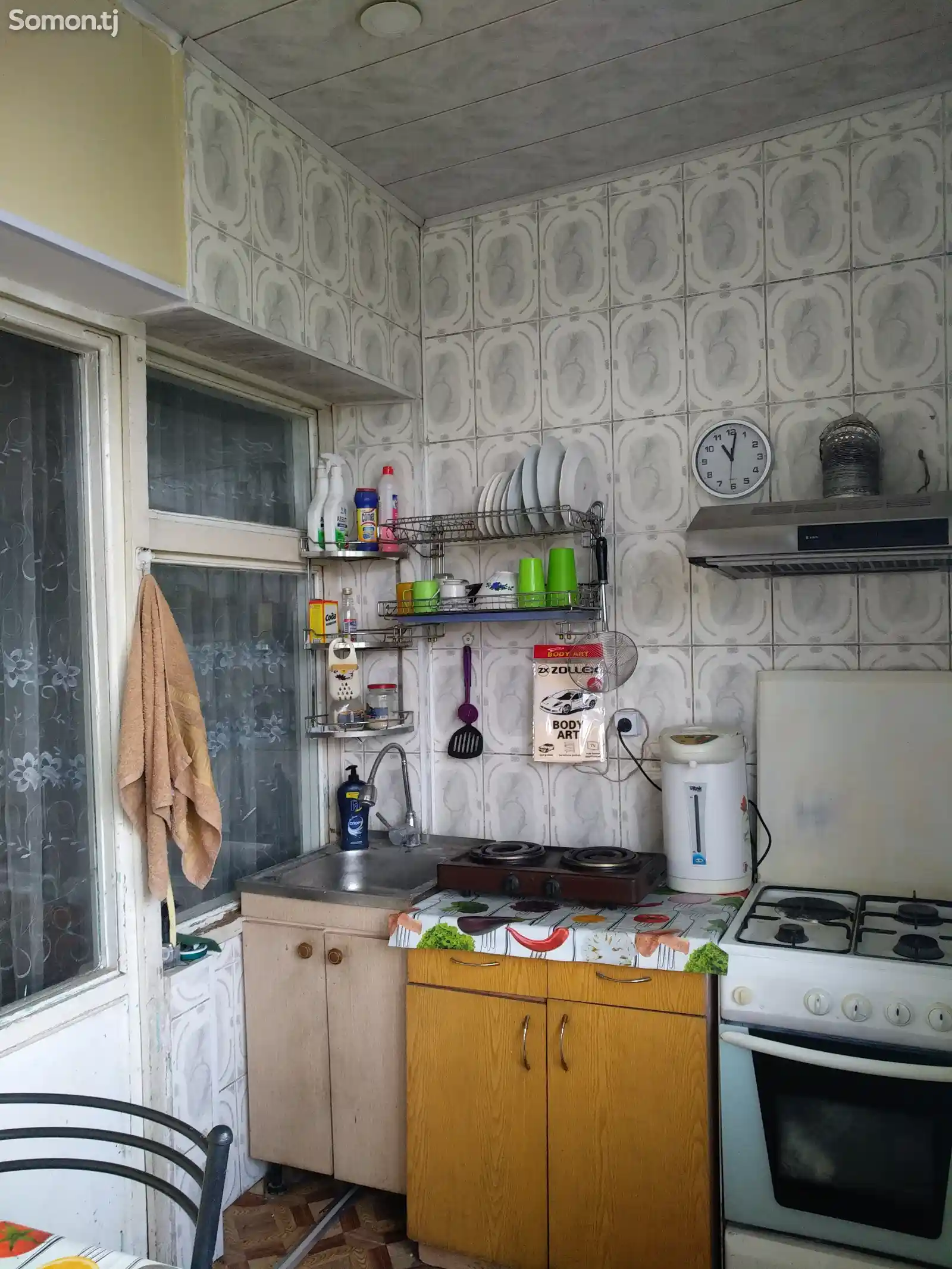 3-комн. квартира, 4 этаж, 42м², Сино-1