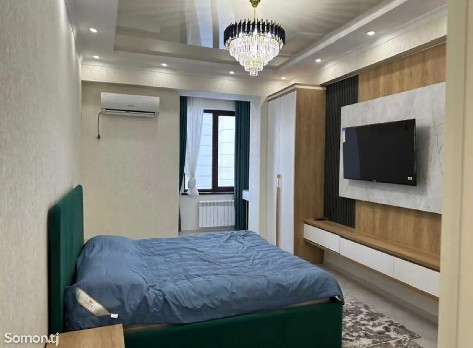 2-комн. квартира, 5 этаж, 80м², Сомони-1