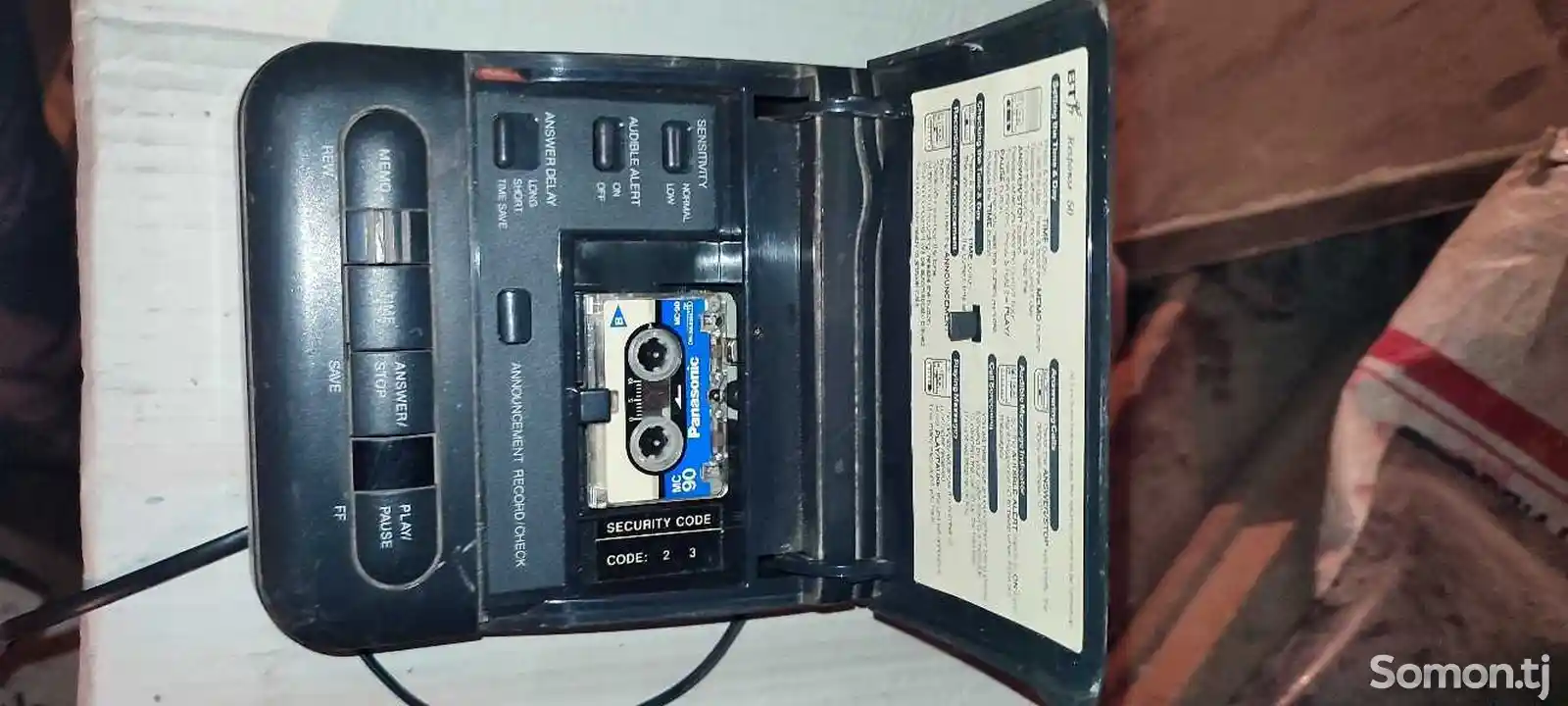 Телефон-автоответчик кассетного типа-3