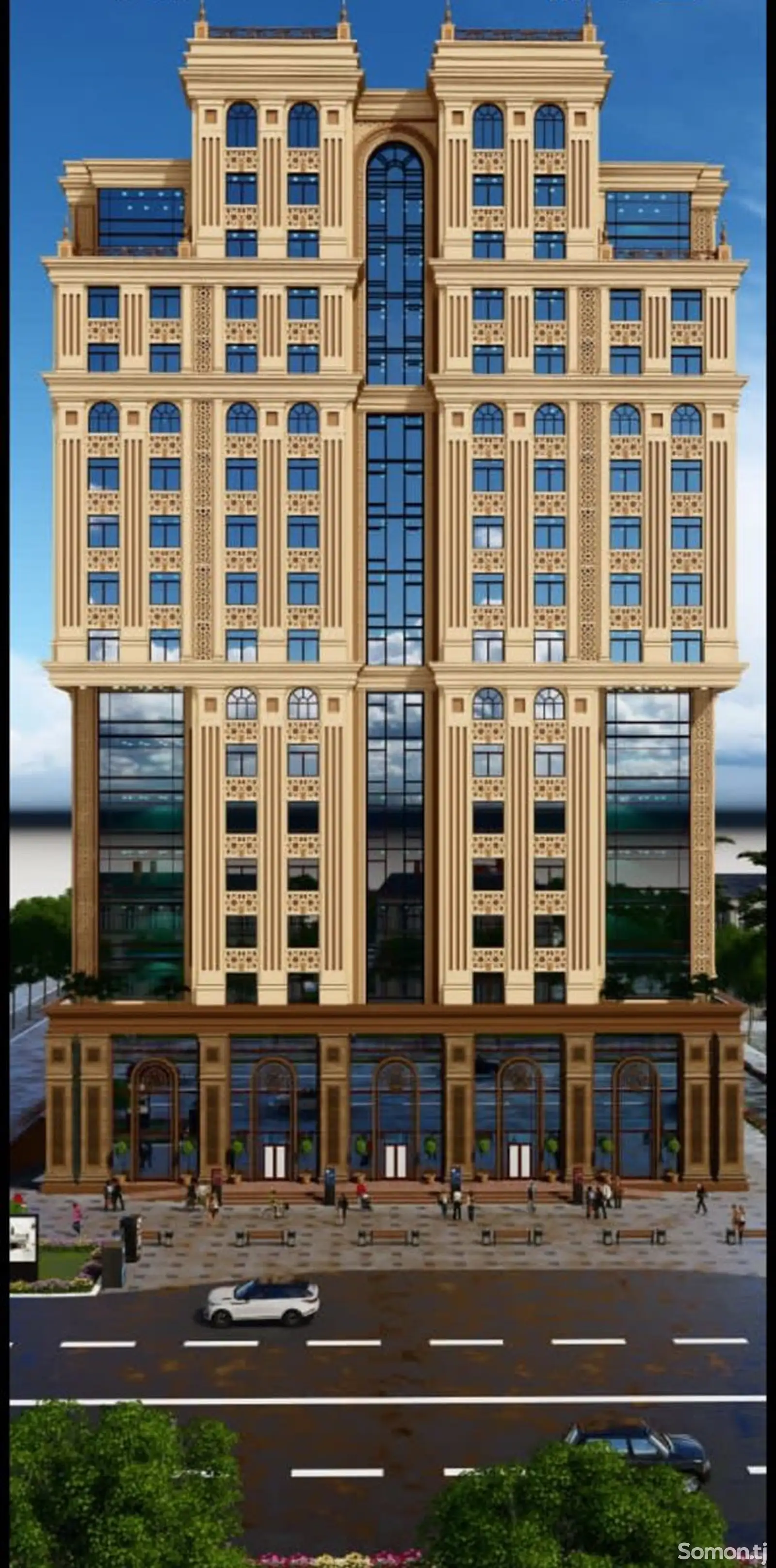 3-комн. квартира, 17 этаж, 159 м², Шохмансур-3